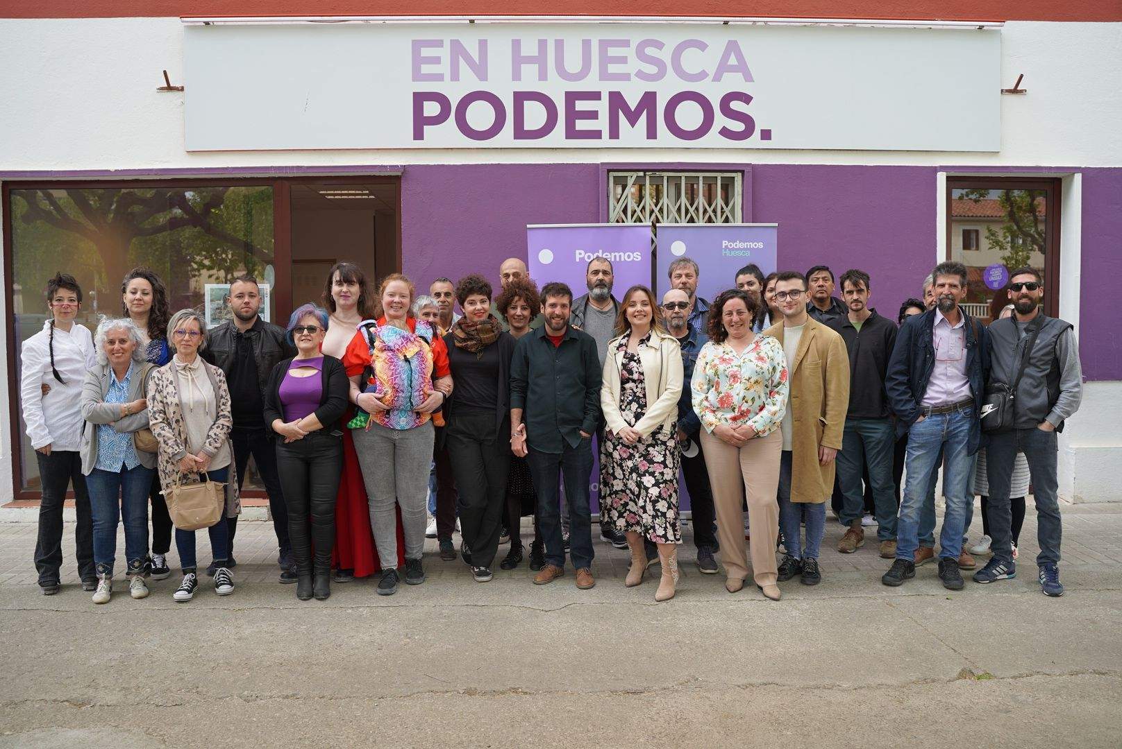 Candidatos de Podemos al Ayuntamiento de Huesca