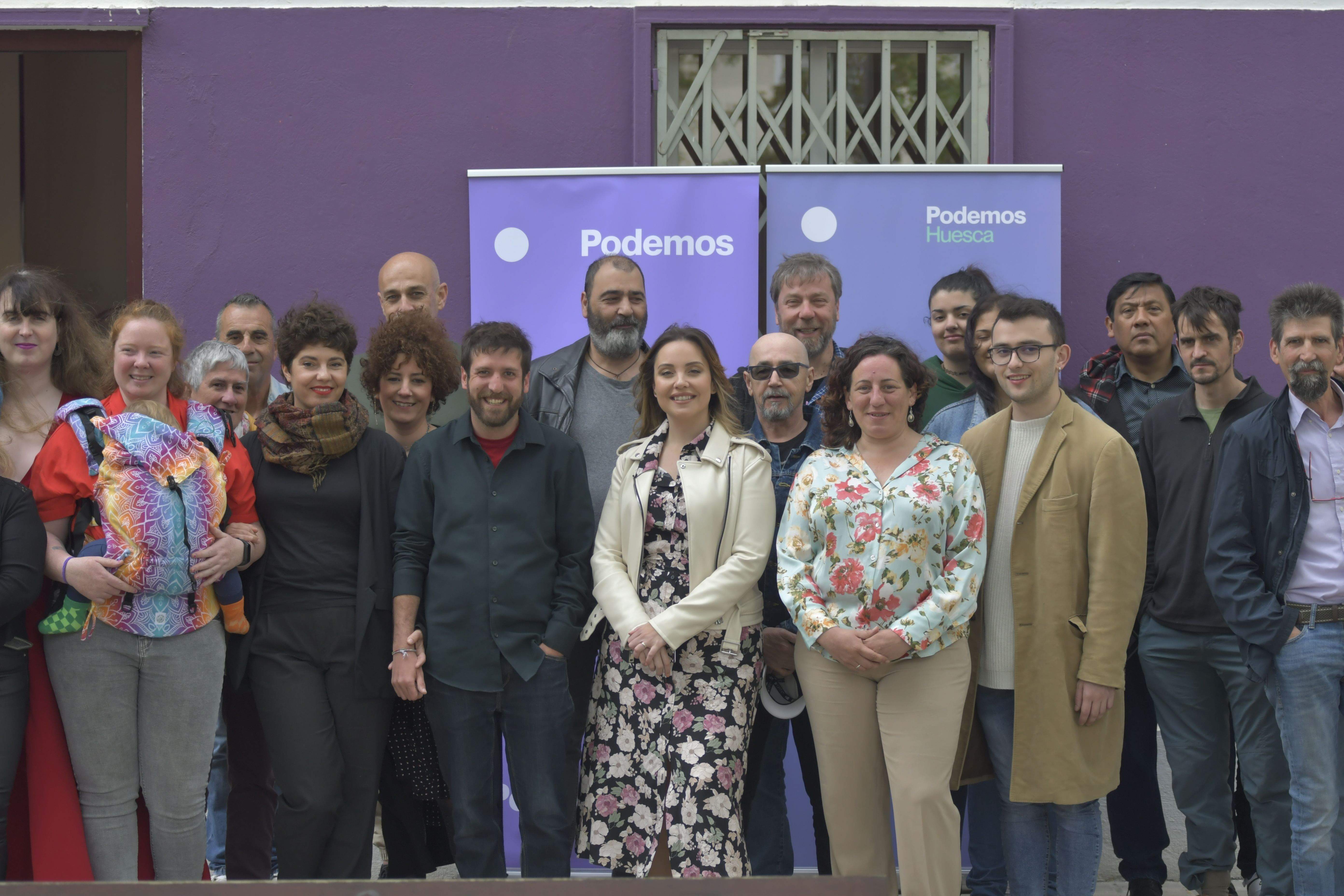 Presentación de la candidatura de Podemos Huesca al Ayuntamiento