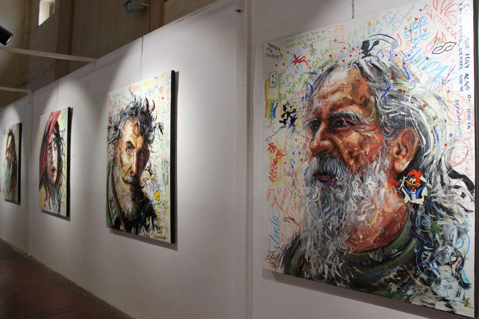 José Luis Malo, muralista mexicano. Foto Carlos Neofato