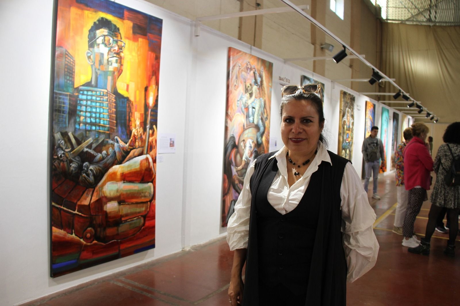 Claudia Ángeles. 100 años de muralismo mexicano. Galería IKE´RI   Claudia Ángeles