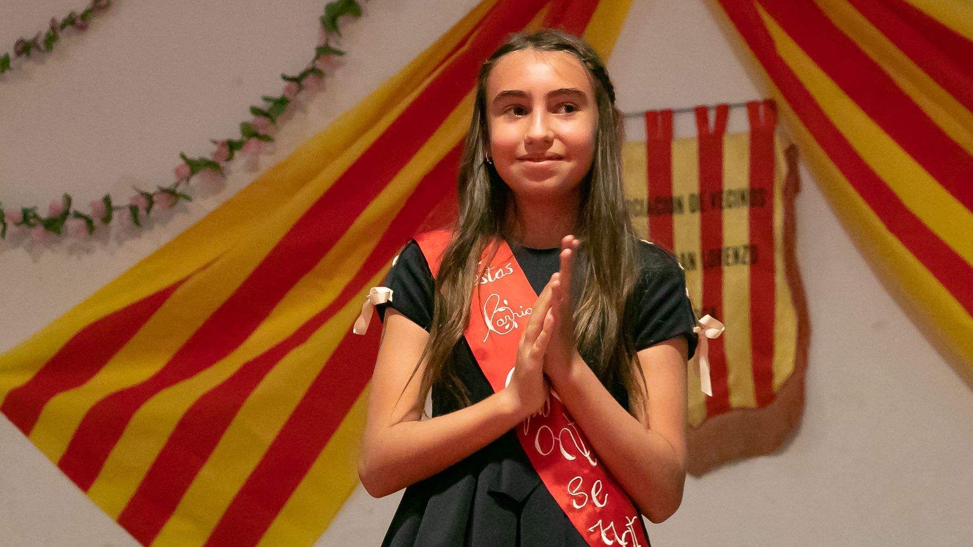 Fiestas del barrio de San Lorenzo 2023. Presentación de las mairalesas y los mayorales. Foto Estela Alcay