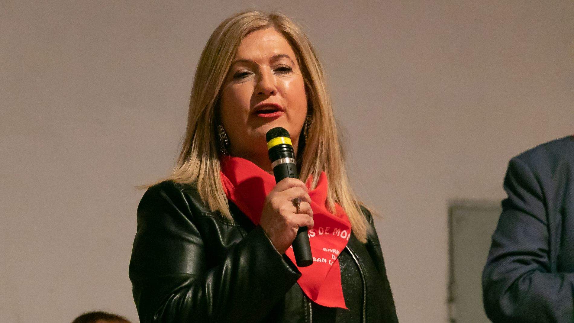 Ana Lasierra, presidenta de la Asociación de Vecinos del Barrio de San Lorenzo. Foto Estela Alcay