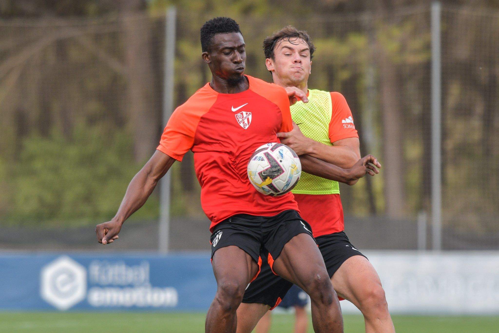 Imagen del último entrenamiento del Huesca antes de viajar a Albacete. Foto: SD Huesca Imagen del último entrenamiento del Huesca antes de viajar a Albacete. Foto: SD Huesca