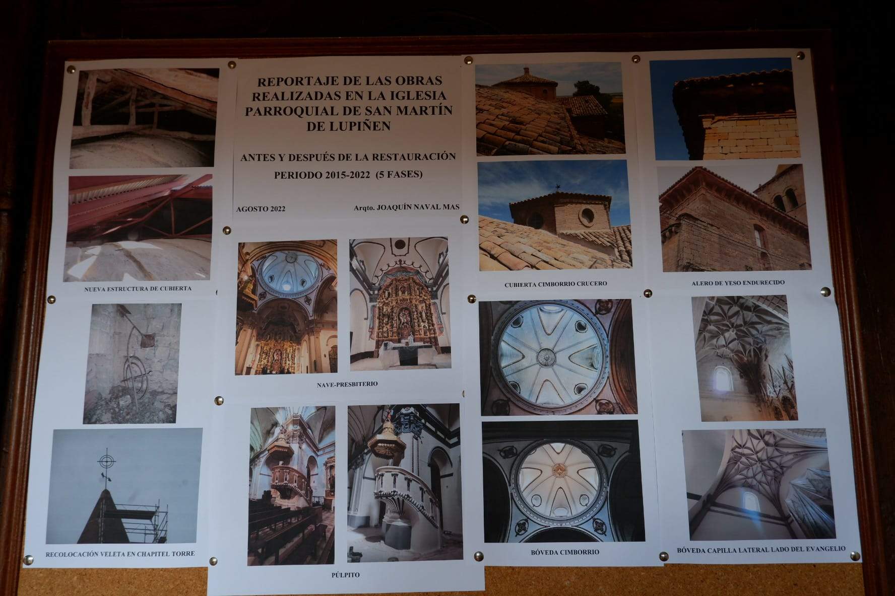 Inauguración de la Iglesia de Lupiñén tras la reforma