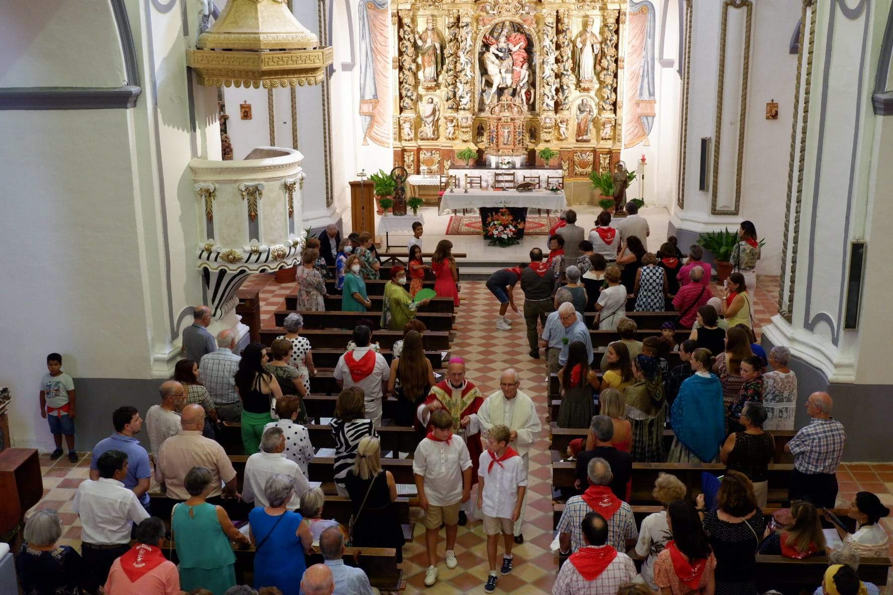 Inauguración de la Iglesia de Lupiñén tras la reforma