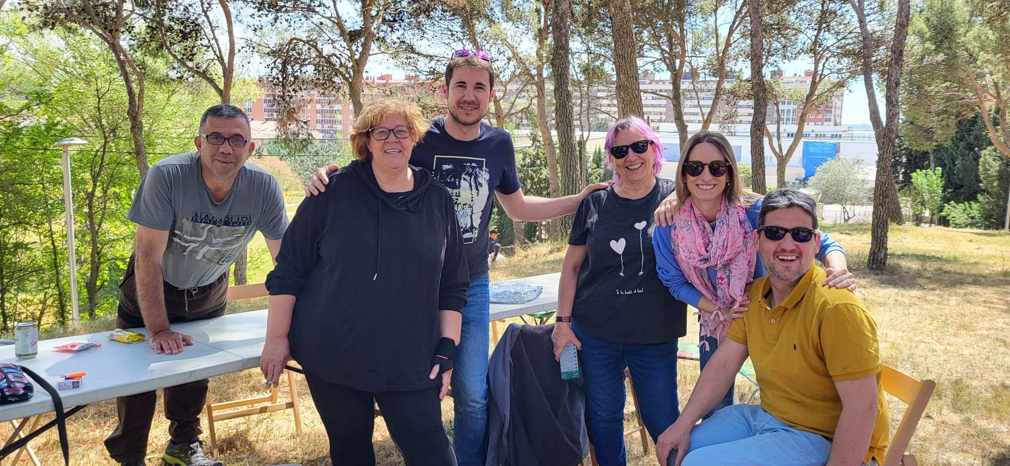 Celebración en Huesca de la fiesta de San Jorge en el cerro