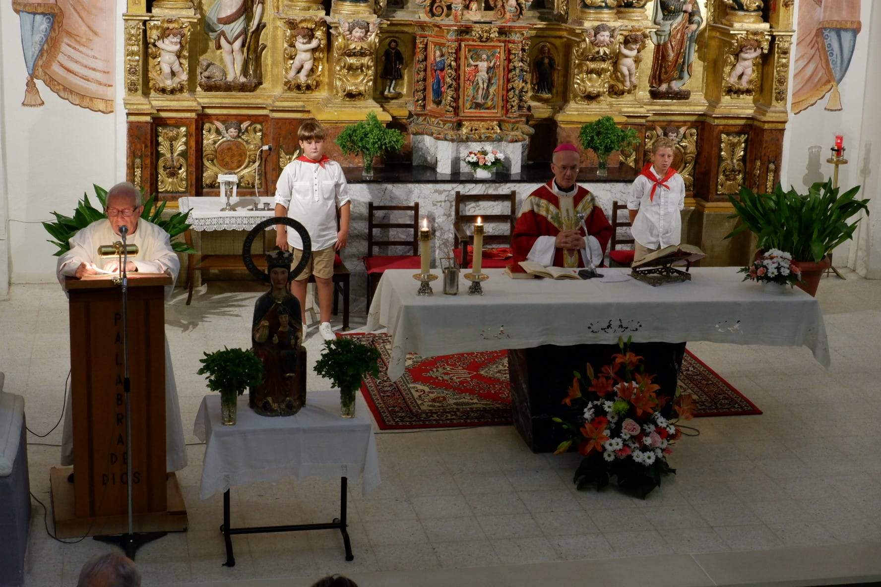 Inauguración de la Iglesia de Lupiñén tras la reforma