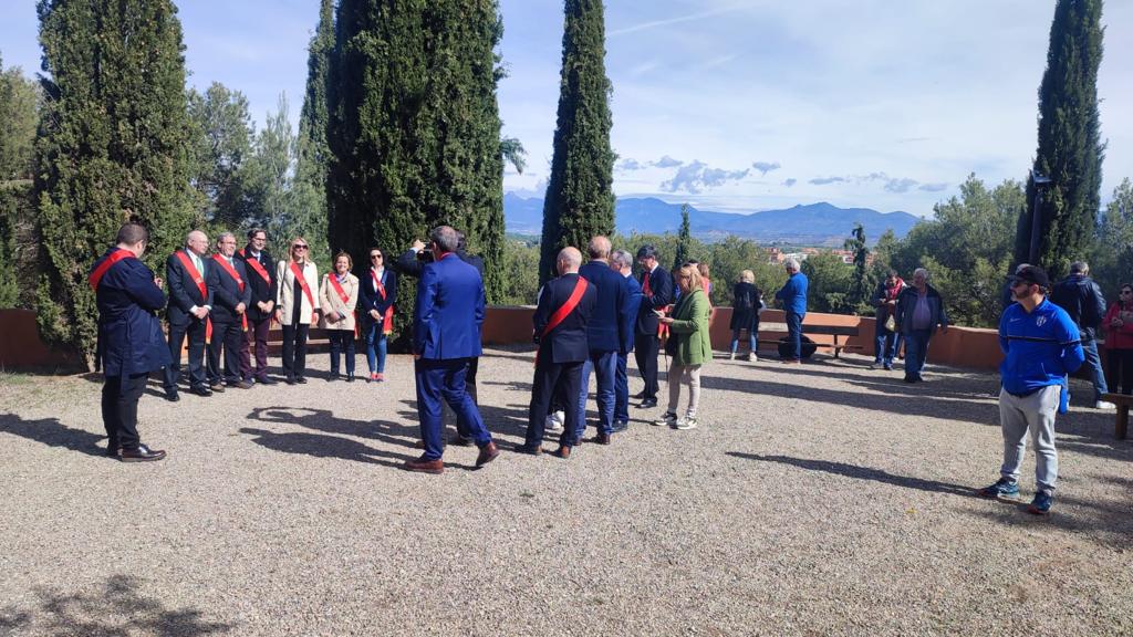 Celebración en Huesca de la fiesta de San Jorge en el cerro