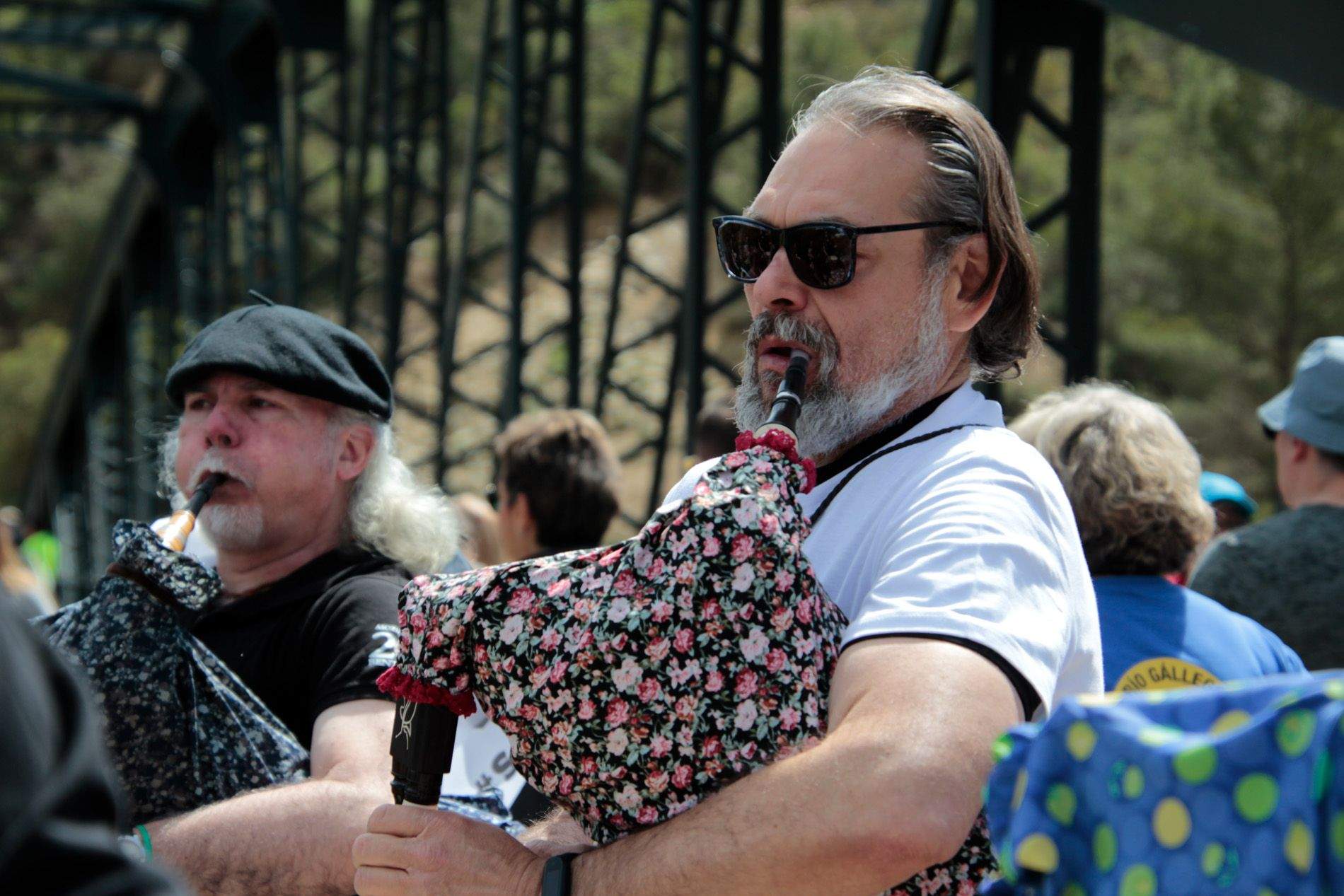 Descenso de navatas por el río Gállego. Foto: Amagoia La Cruz 