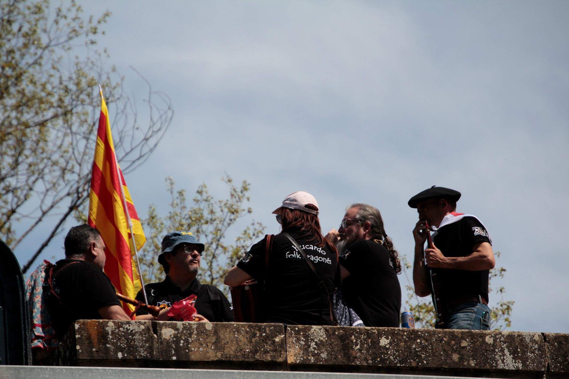 Descenso de navatas por el río Gállego. Foto: Amagoia La Cruz 