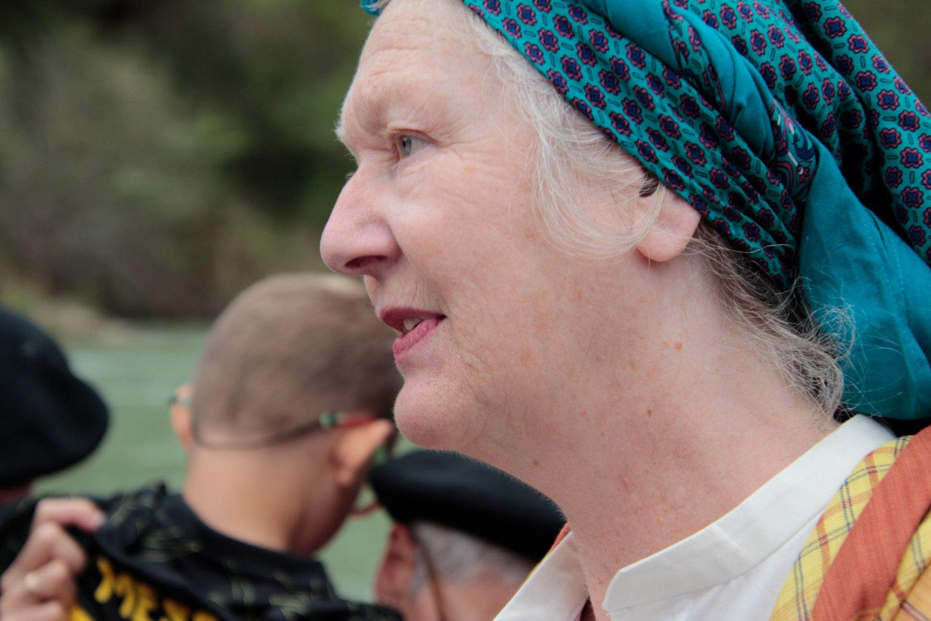Descenso de navatas por el río Gállego. Foto: Amagoia La Cruz 
