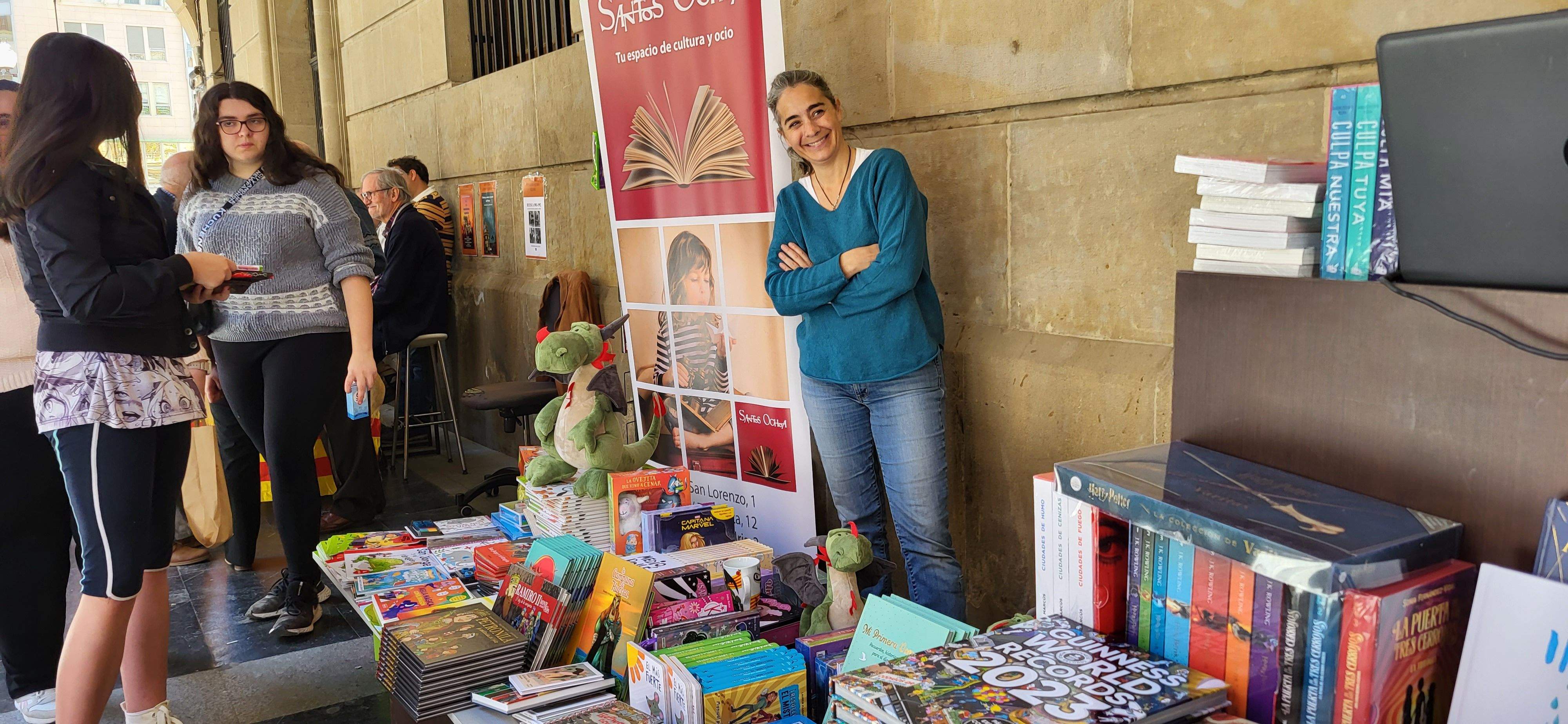  Día del Libro 2023 en Huesca. Foto Myriam Martínez