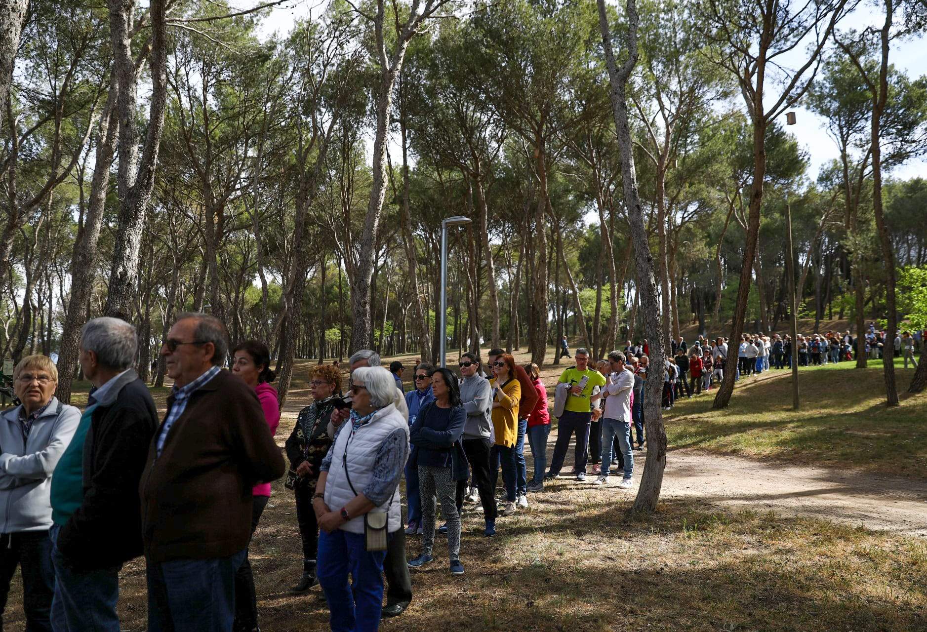Celebración en Huesca de la fiesta de San Jorge en el cerro. Foto: Álvaro Calvo