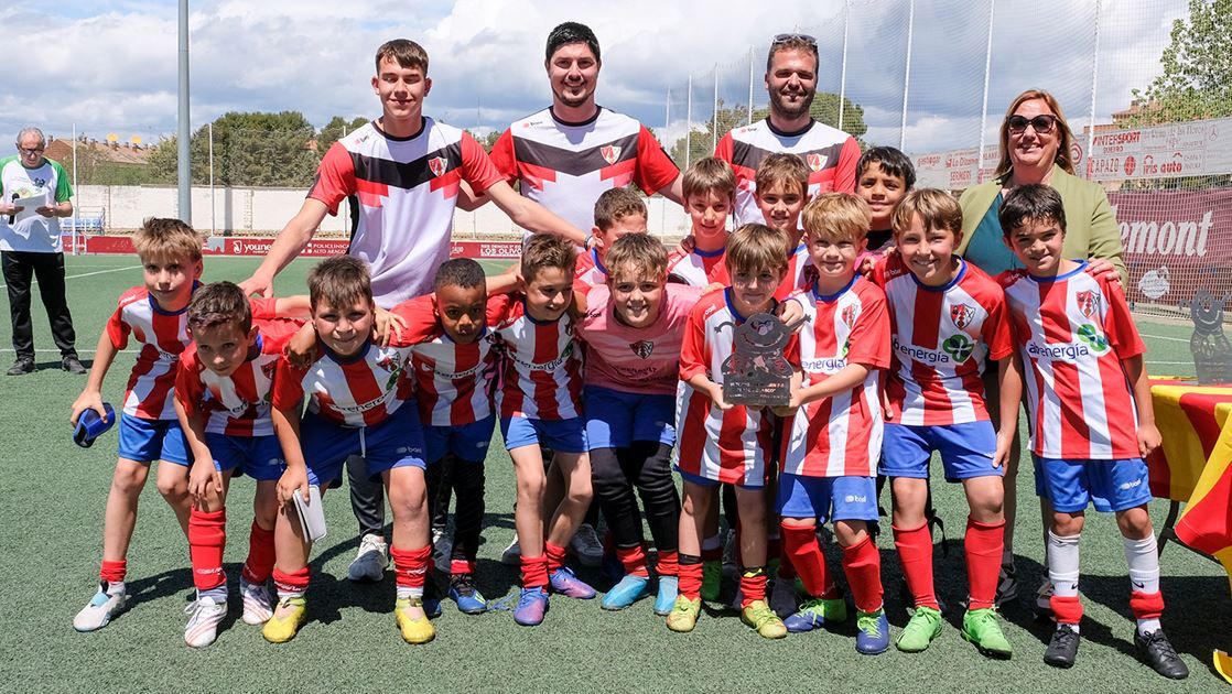 Barbastro, subcampeón. Foto Alejandro Sanagustín.