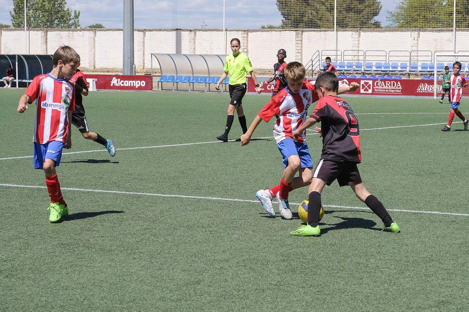 Jugada de la final. Foto Alejandro Sanagustín