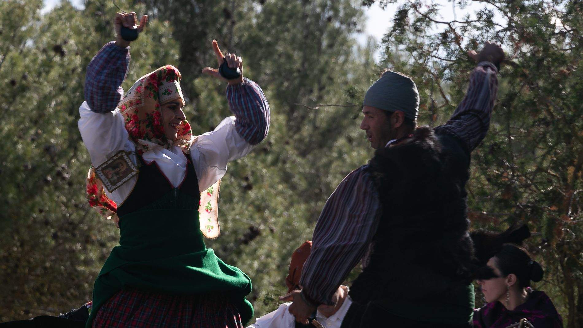  Celebración en Huesca de la fiesta de San Jorge en el cerro. Foto: Estela Alcay