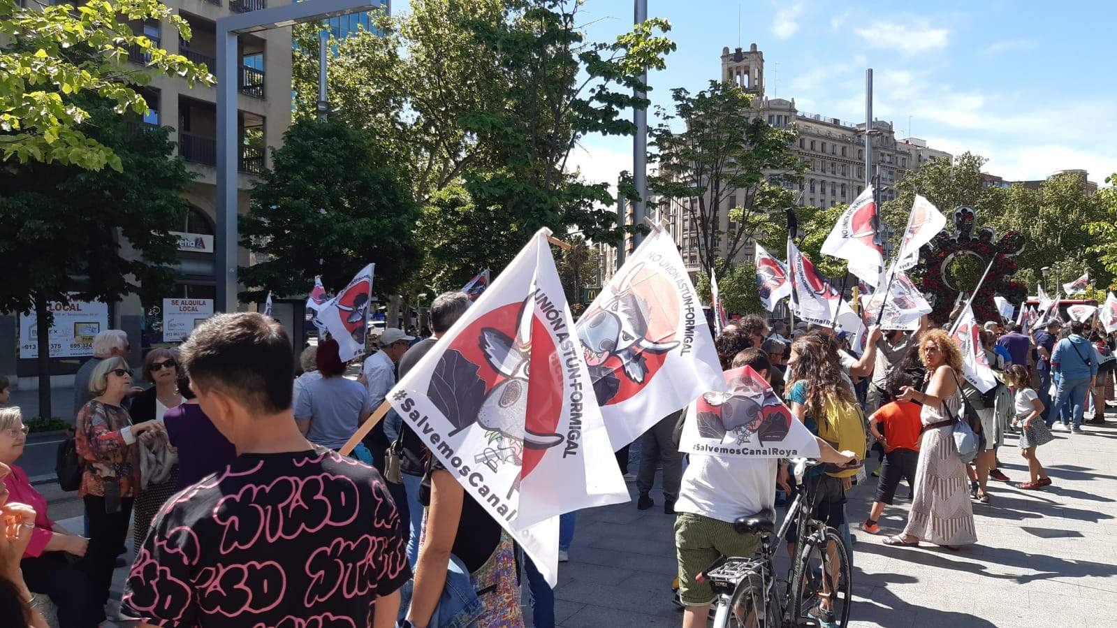 Reivindicación de Canal Roya en Huesca y Zaragoza