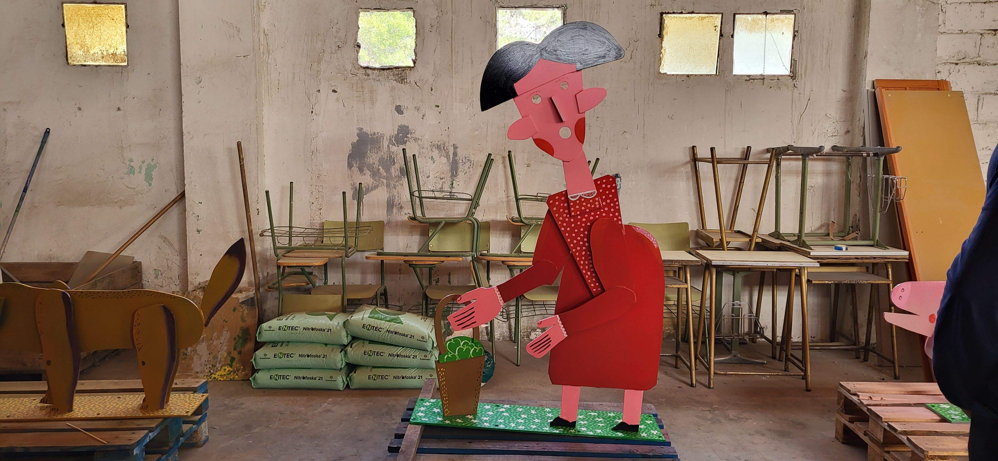  Figuras del Bosque Ilustrado de Antonio Santos. Foto: Mercedes Manterola