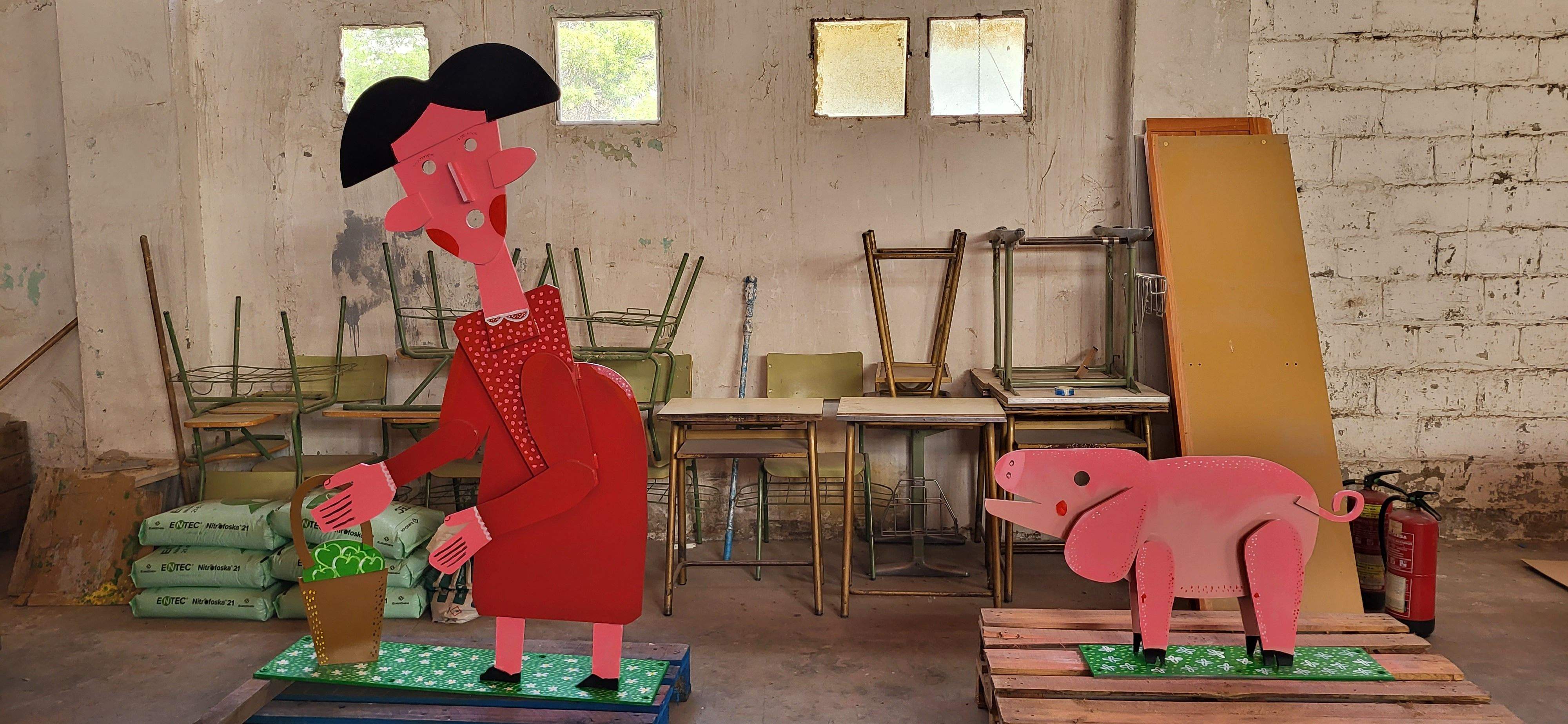  Figuras del Bosque Ilustrado de Antonio Santos. Foto: Mercedes Manterola