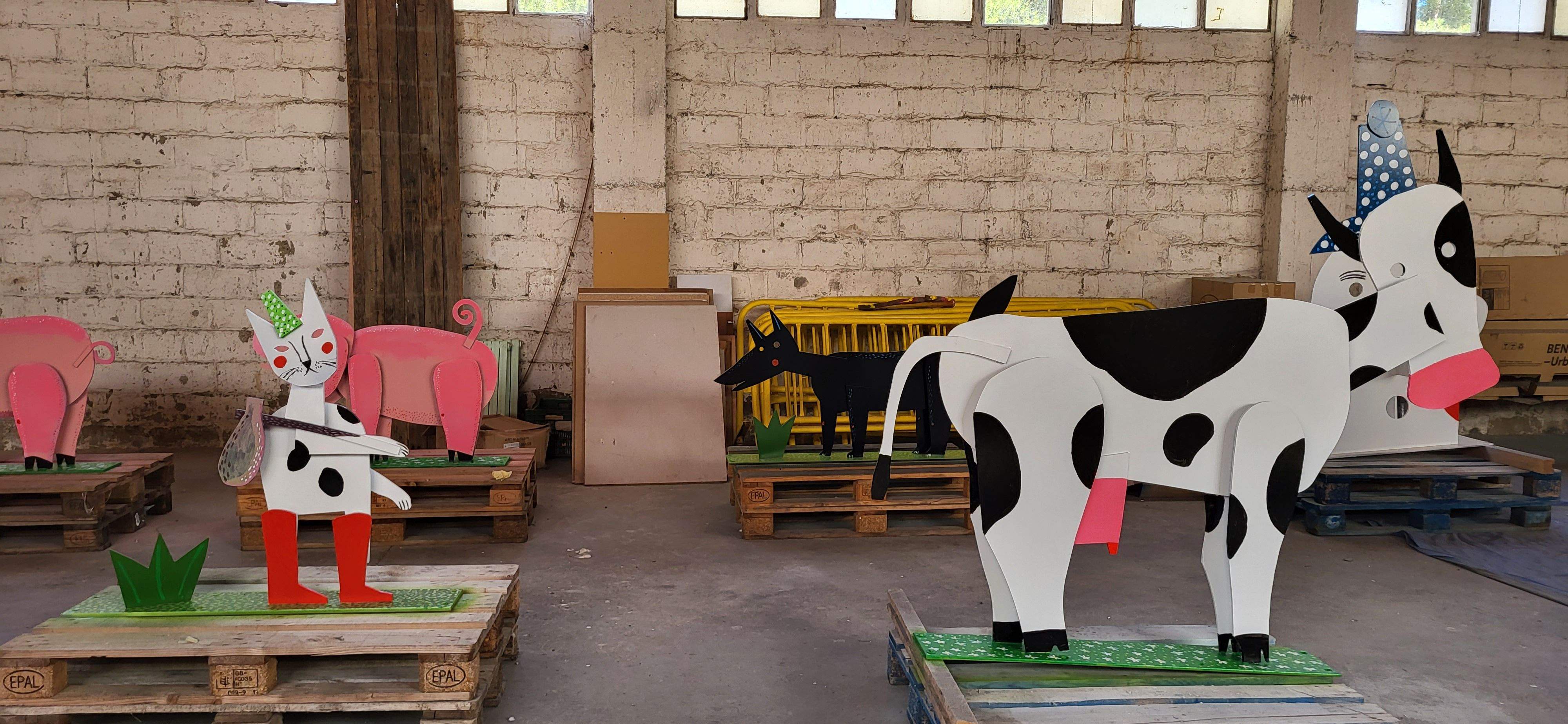  Figuras del Bosque Ilustrado de Antonio Santos. Foto: Mercedes Manterola