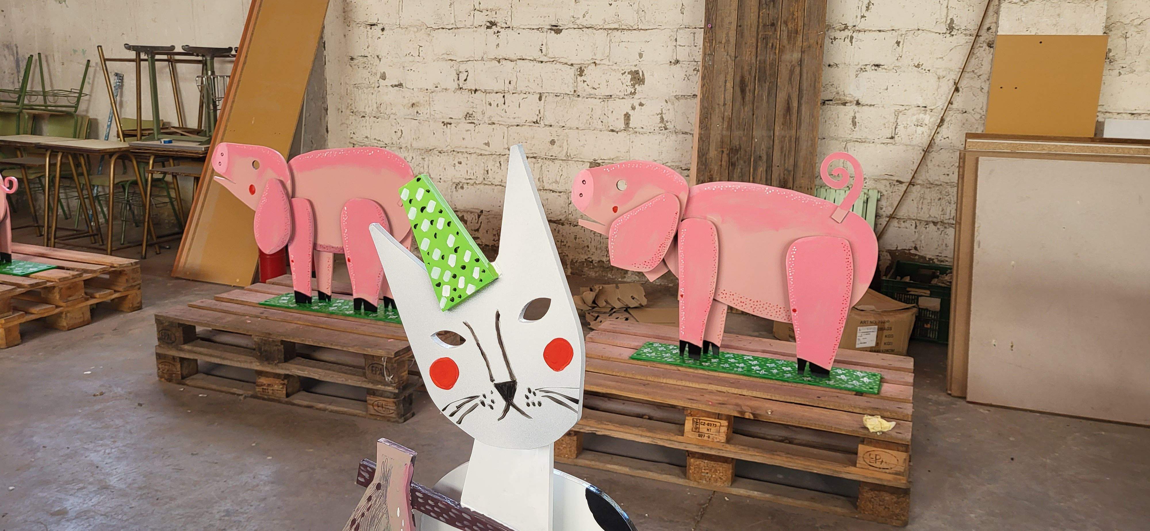  Figuras del Bosque Ilustrado de Antonio Santos. Foto: Mercedes Manterola