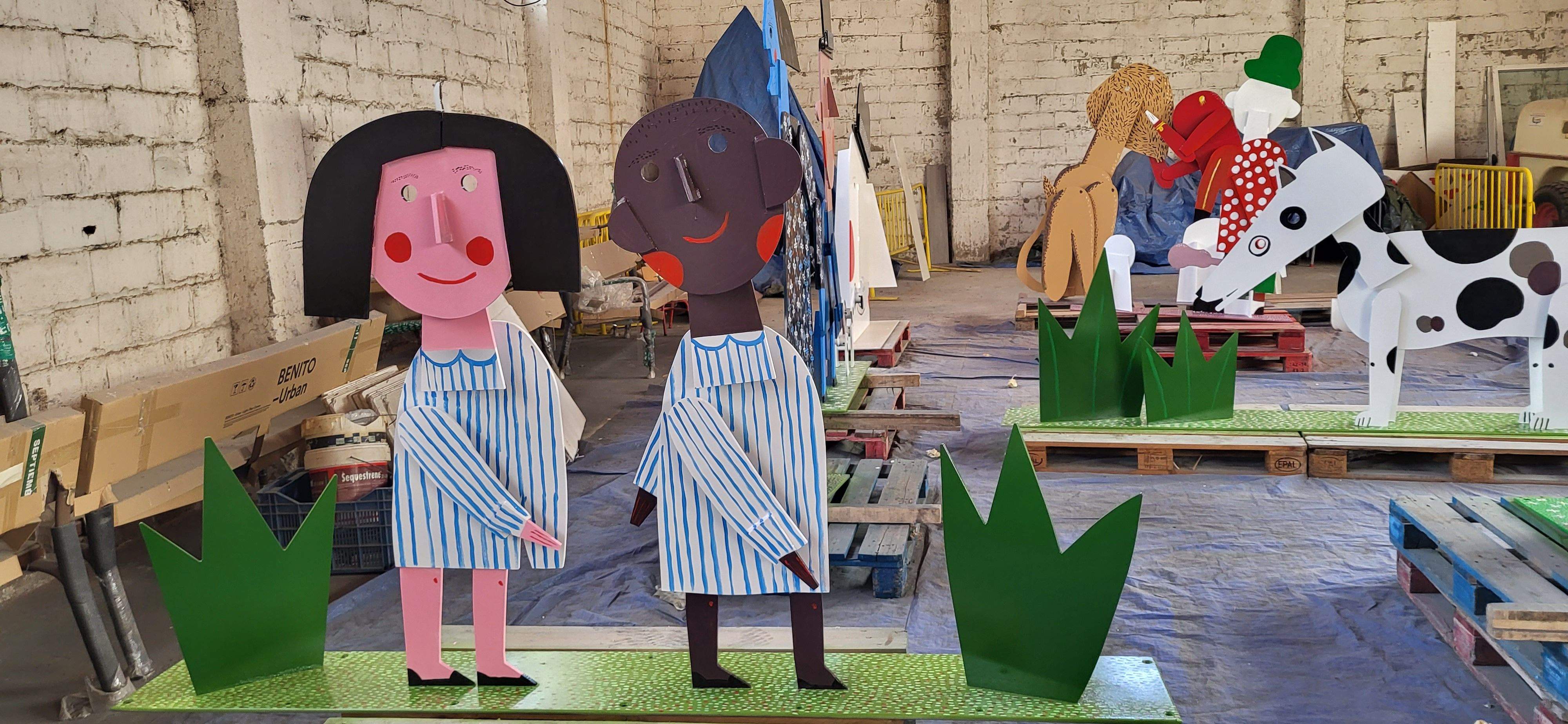  Figuras del Bosque Ilustrado de Antonio Santos. Foto: Mercedes Manterola