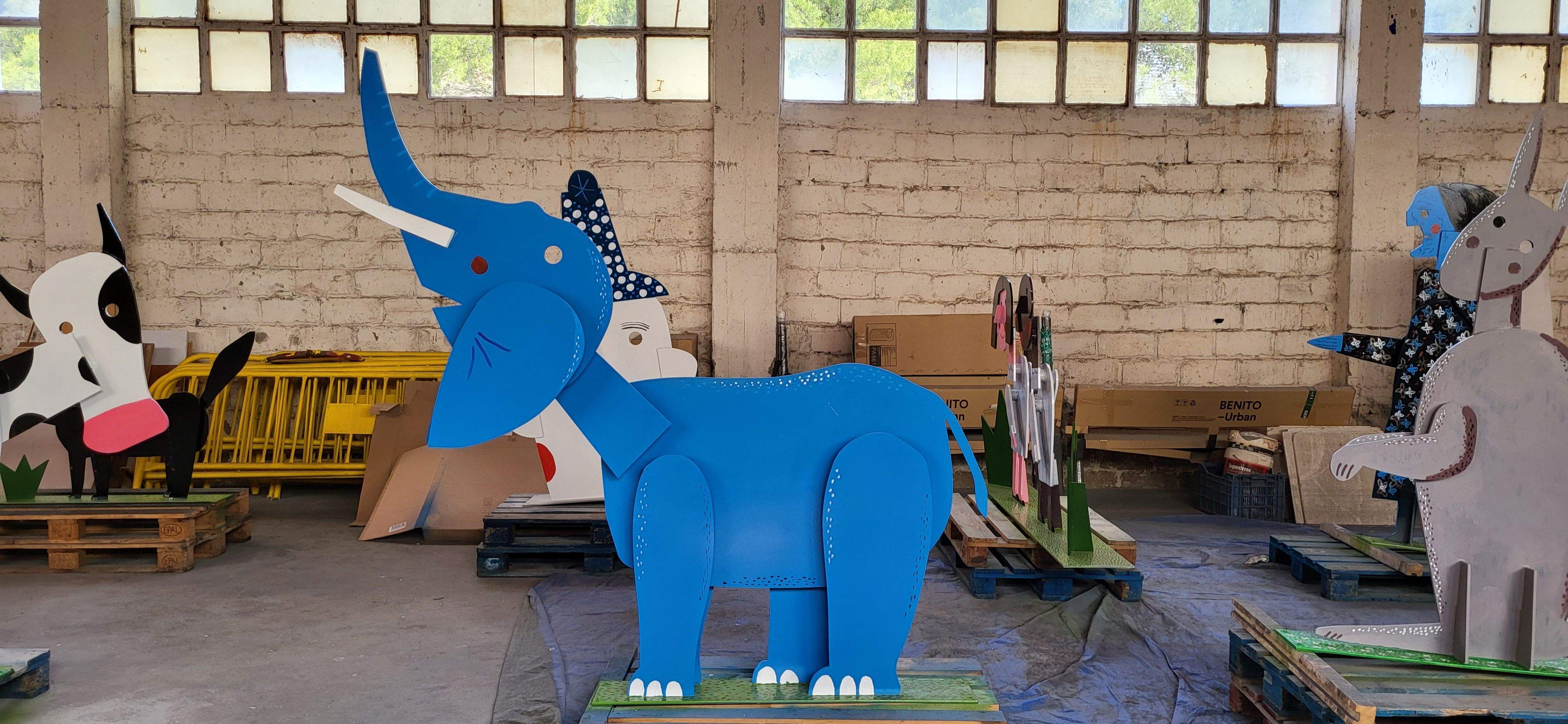  Figuras del Bosque Ilustrado de Antonio Santos. Foto: Mercedes Manterola