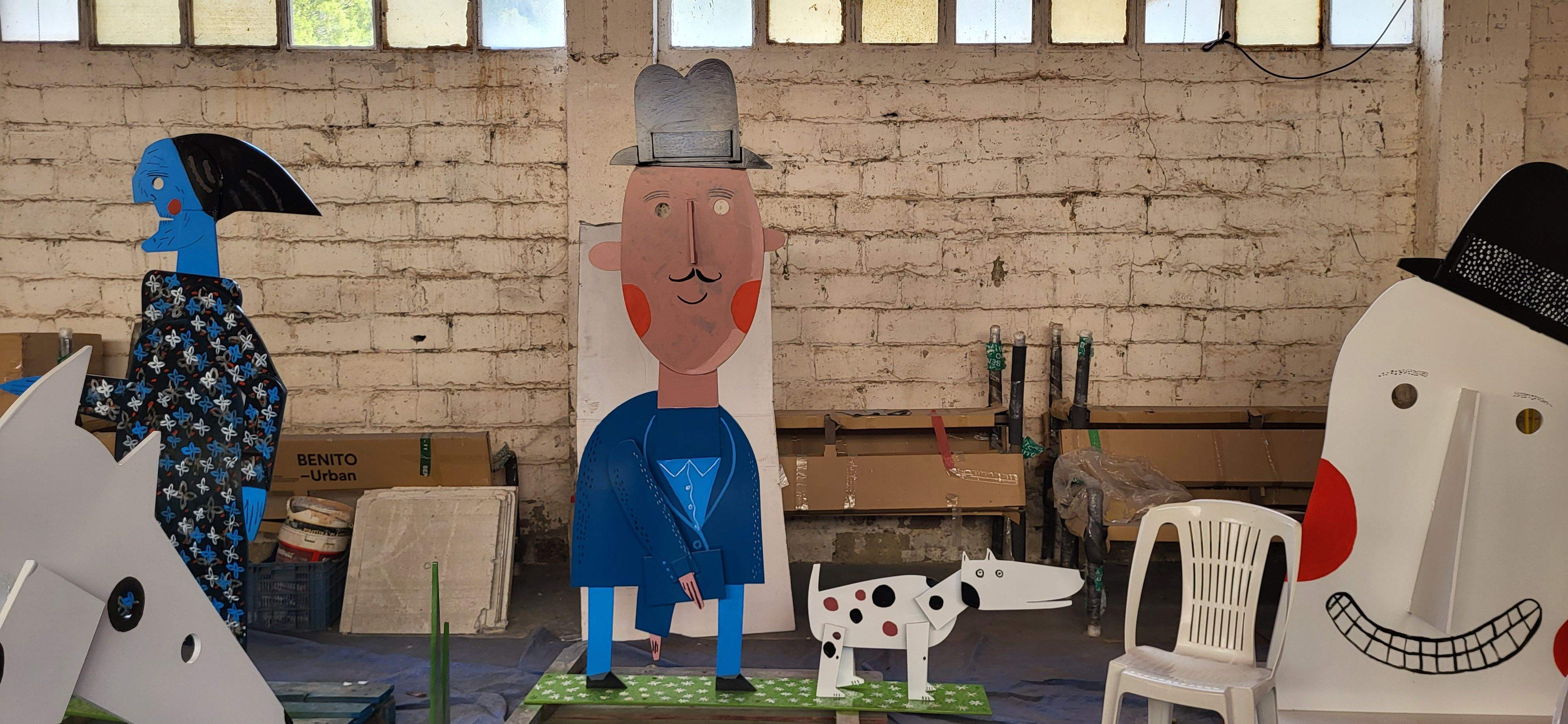  Figuras del Bosque Ilustrado de Antonio Santos. Foto: Mercedes Manterola