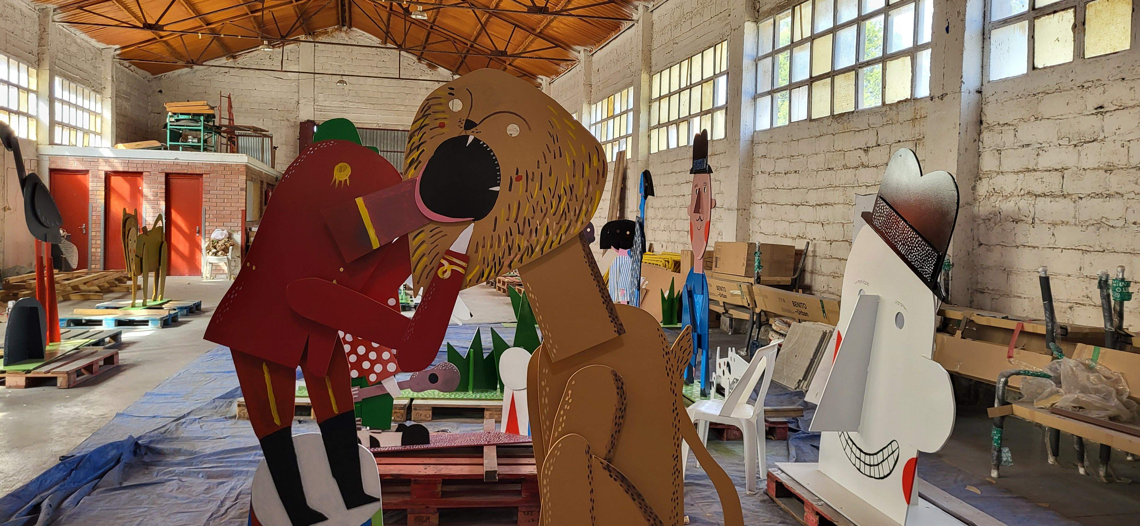  Figuras del Bosque Ilustrado de Antonio Santos. Foto: Mercedes Manterola