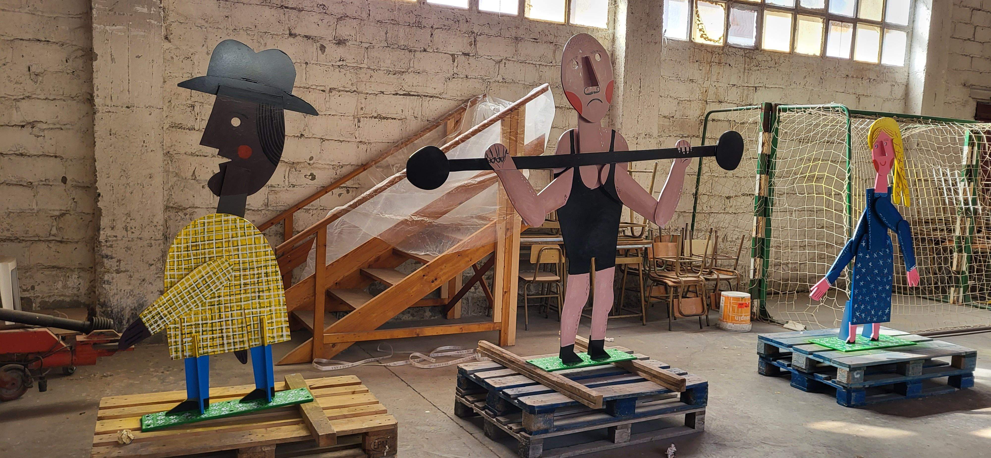  Figuras del Bosque Ilustrado de Antonio Santos. Foto: Mercedes Manterola