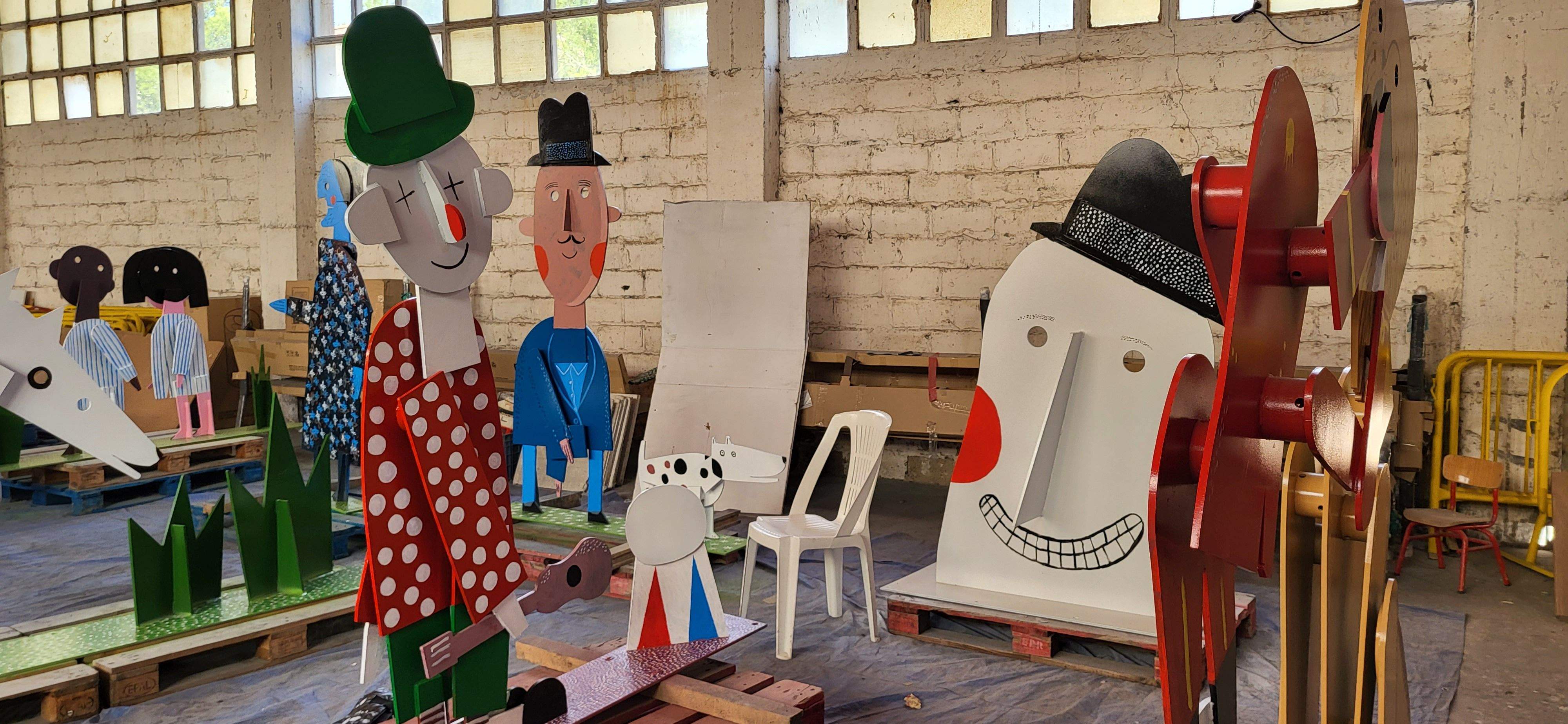  Figuras del Bosque Ilustrado de Antonio Santos. Foto: Mercedes Manterola