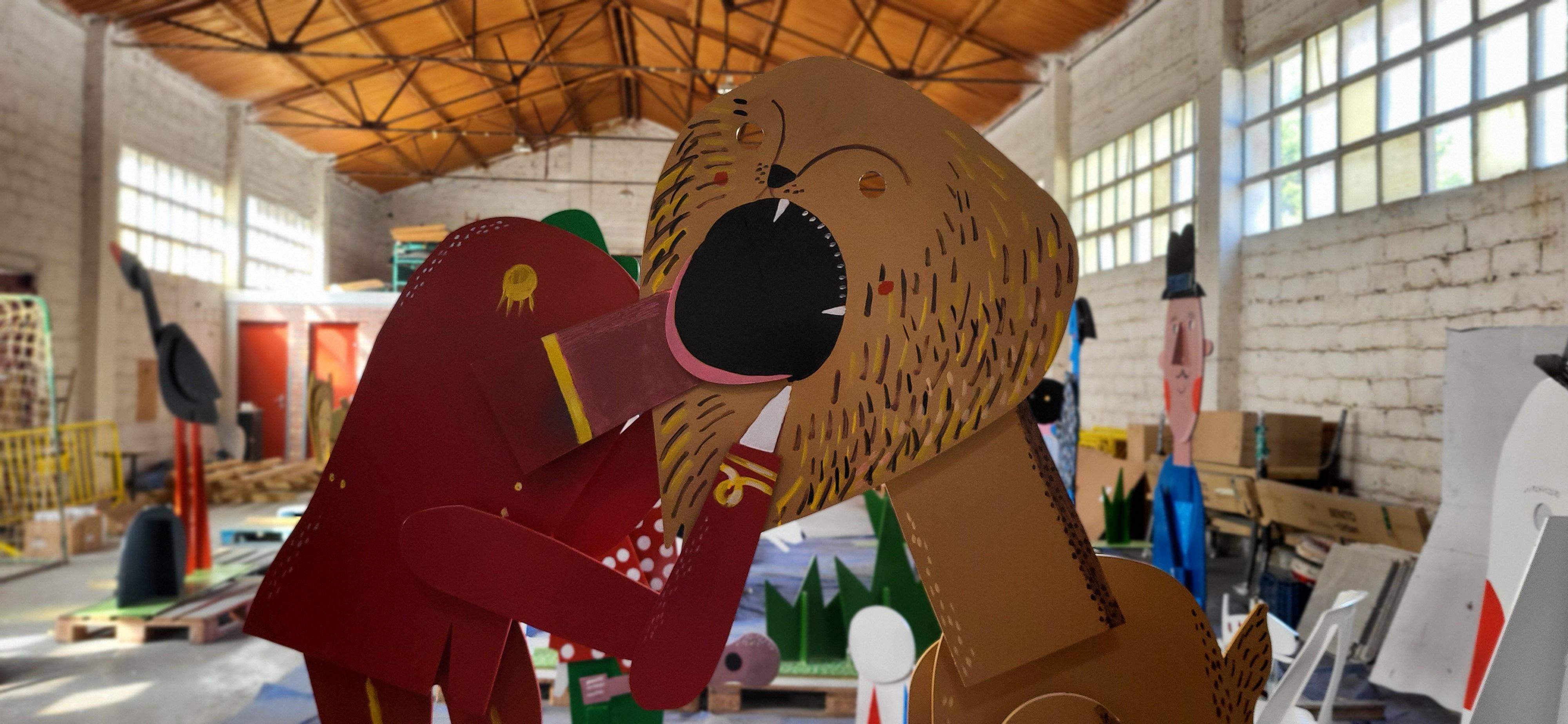  Figuras del Bosque Ilustrado de Antonio Santos. Foto: Mercedes Manterola