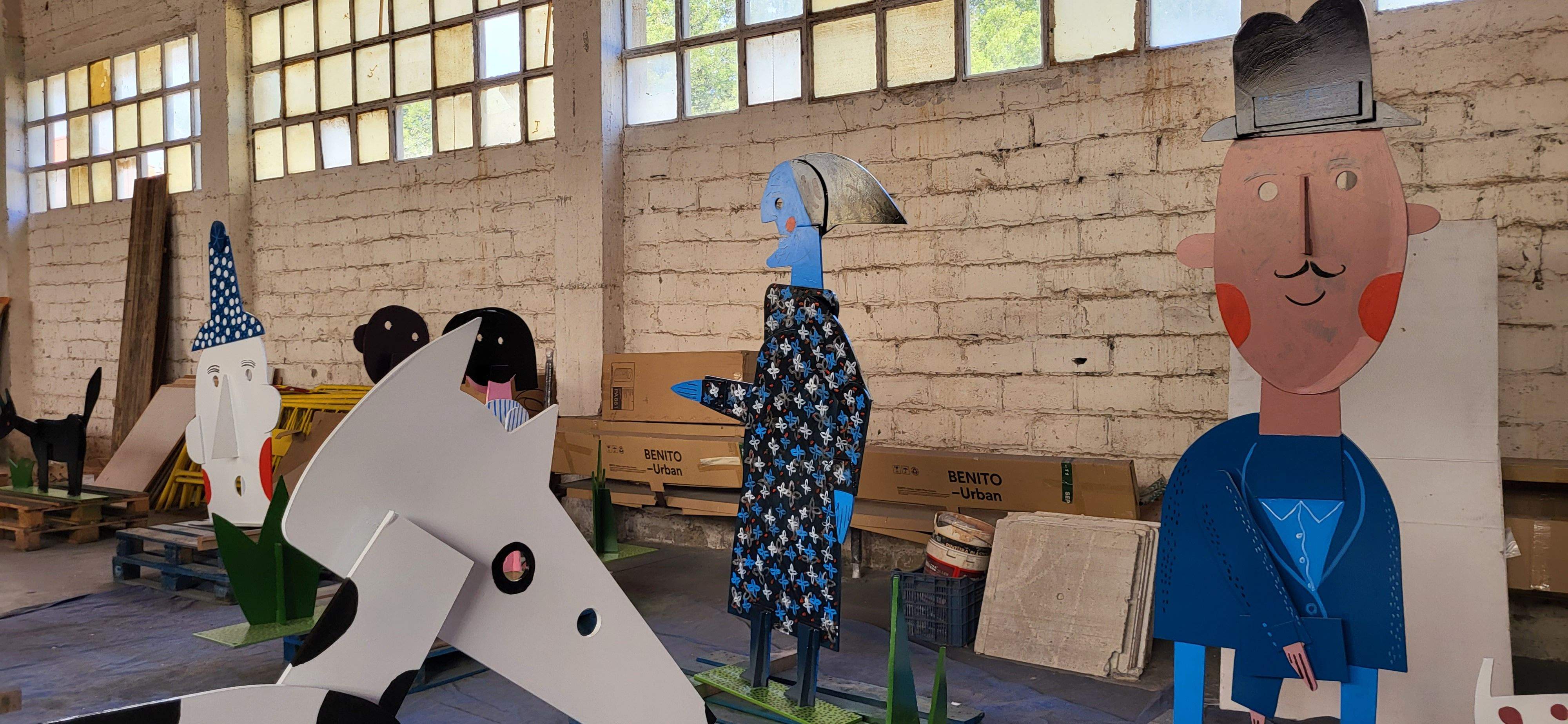  Figuras del Bosque Ilustrado de Antonio Santos. Foto: Mercedes Manterola