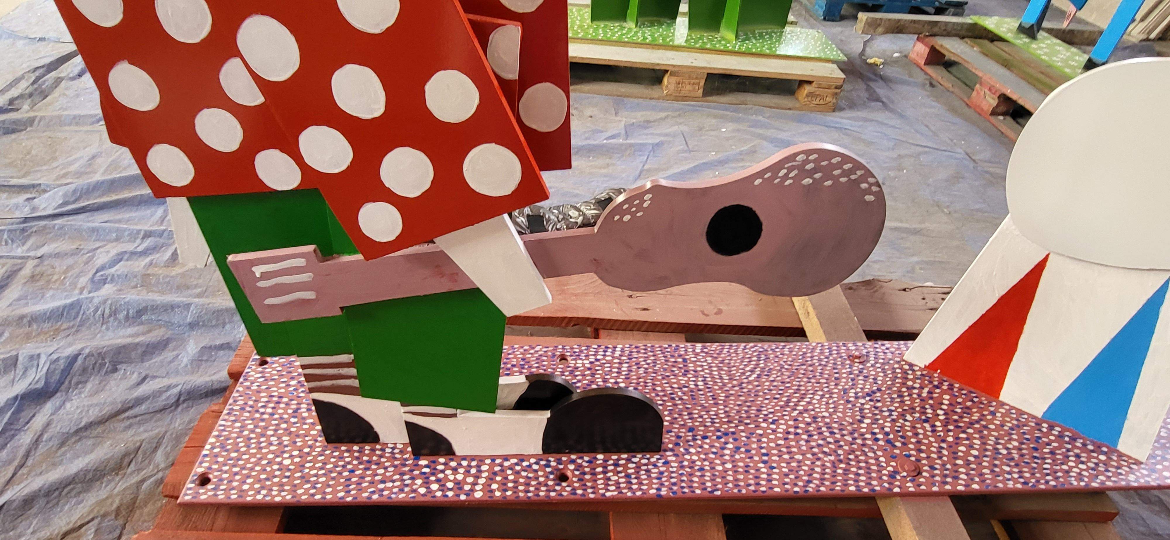  Figuras del Bosque Ilustrado de Antonio Santos. Foto: Mercedes Manterola