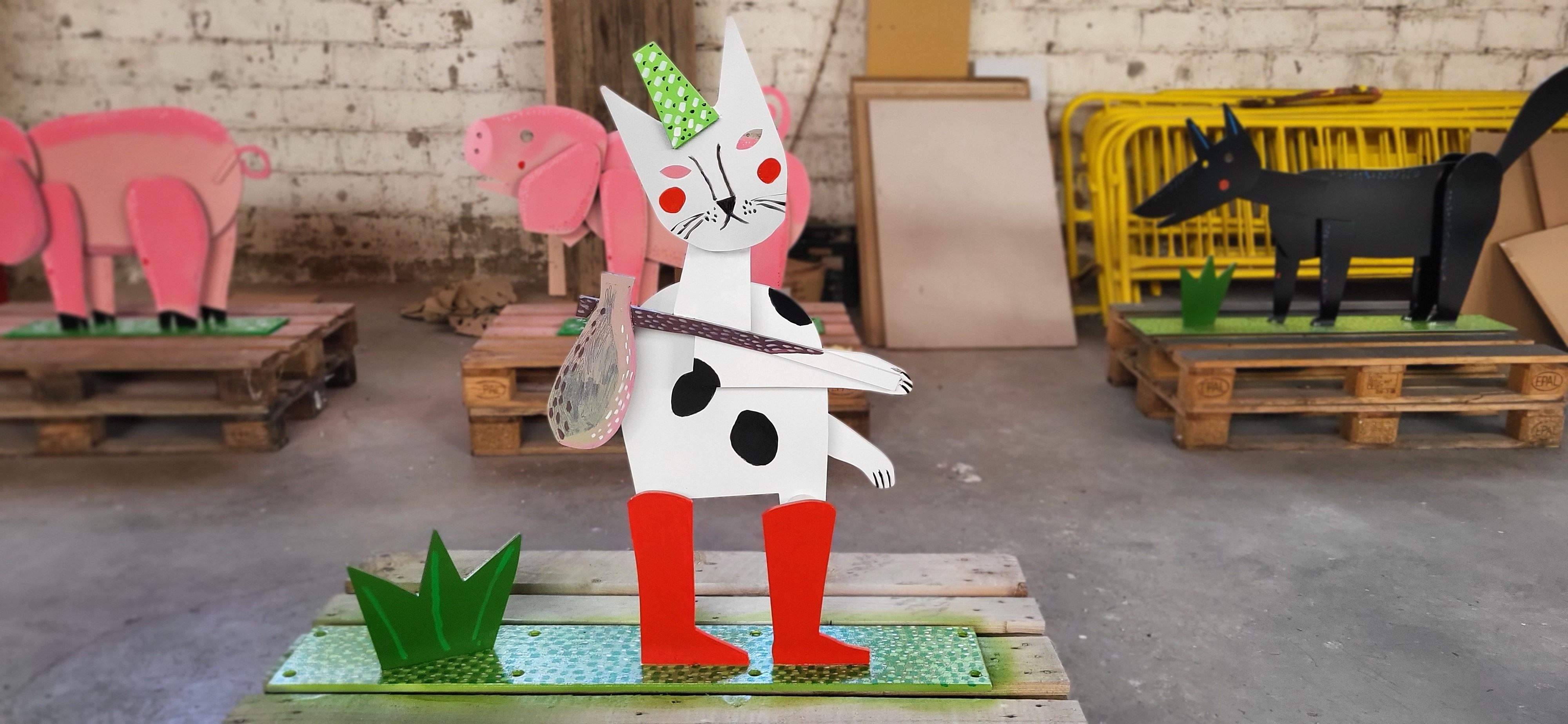  Figuras del Bosque Ilustrado de Antonio Santos. Foto: Mercedes Manterola