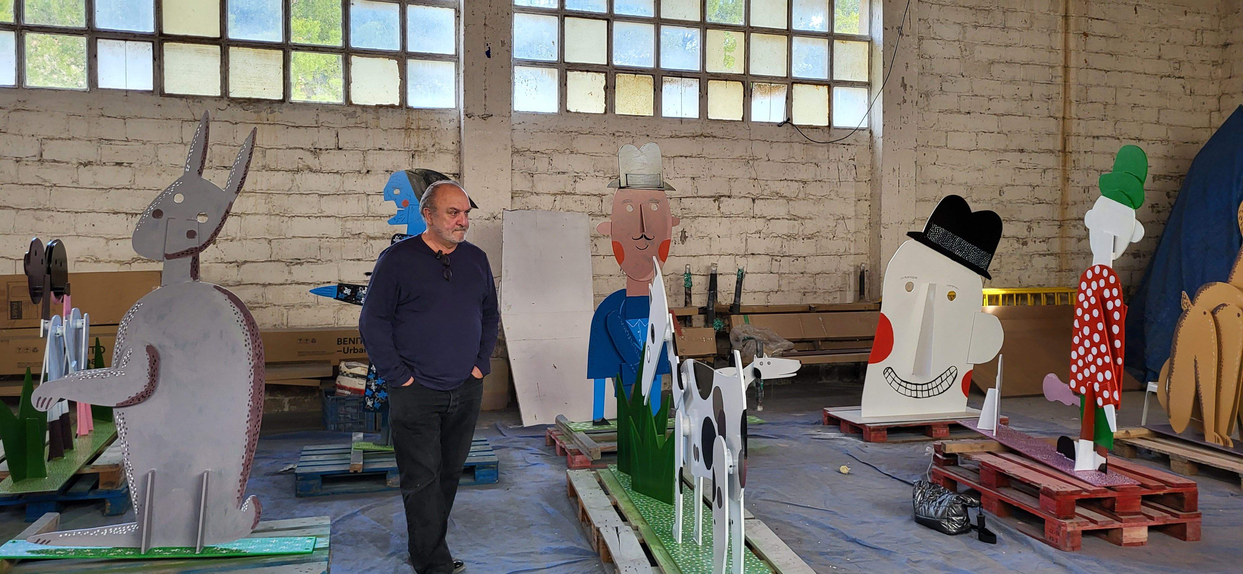  Figuras del Bosque Ilustrado de Antonio Santos. Foto: Mercedes Manterola