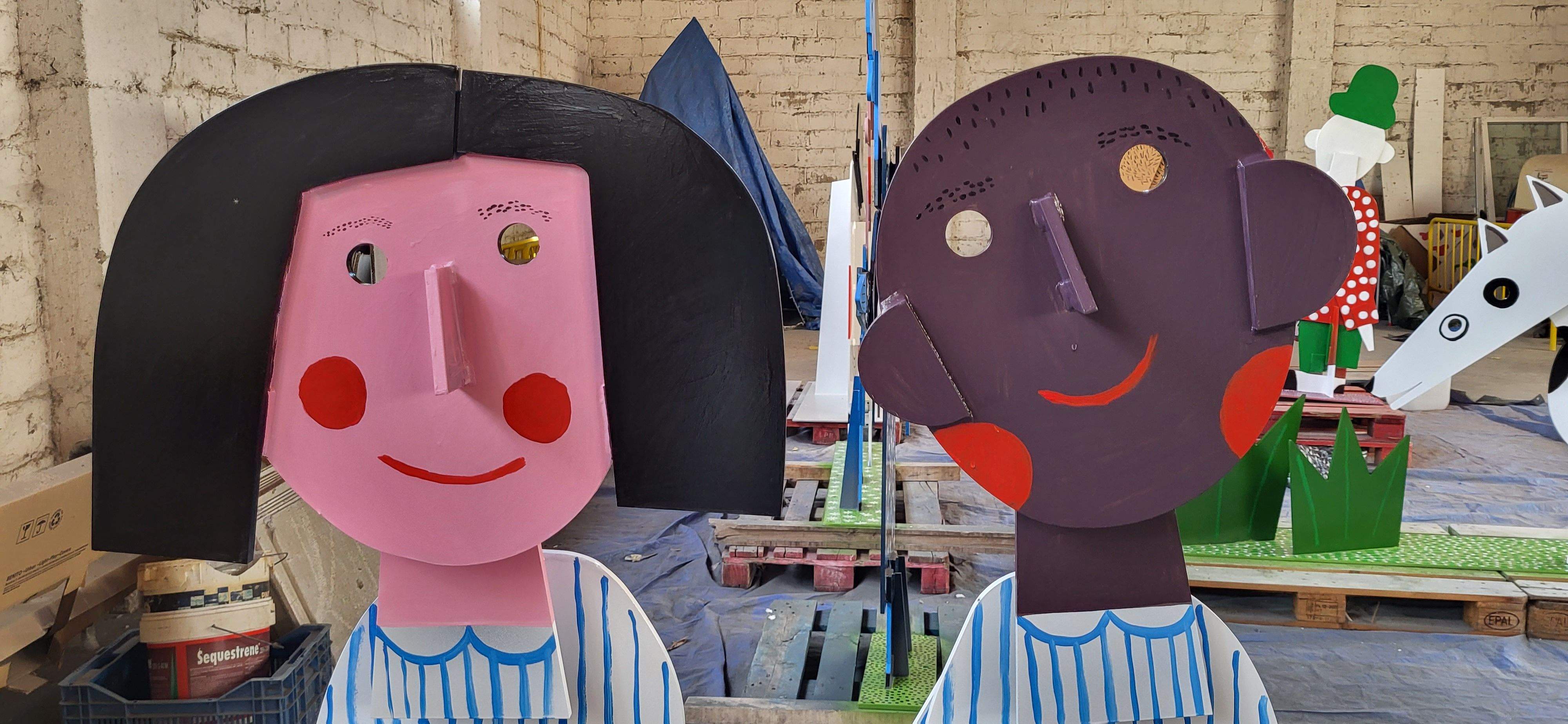  Figuras del Bosque Ilustrado de Antonio Santos. Foto: Mercedes Manterola