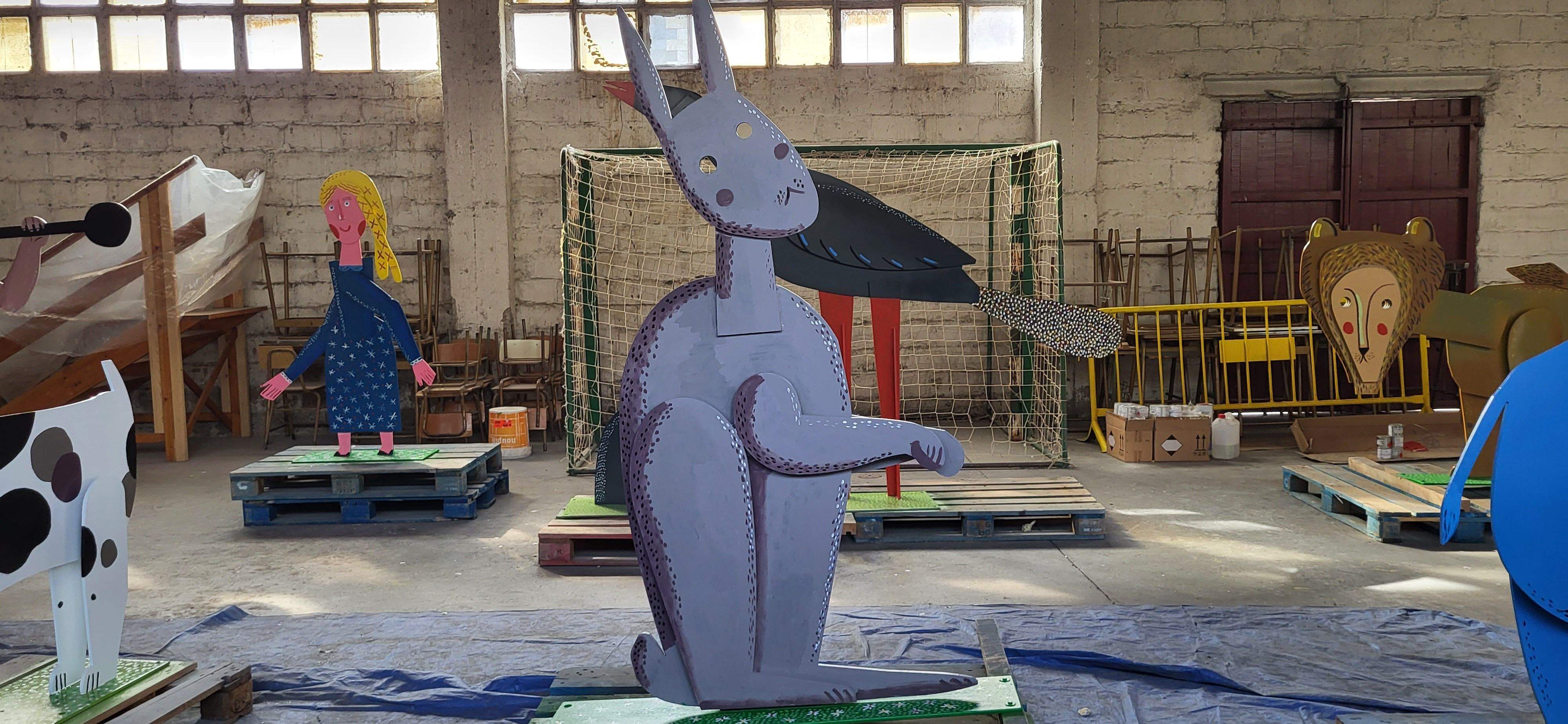  Figuras del Bosque Ilustrado de Antonio Santos. Foto: Mercedes Manterola