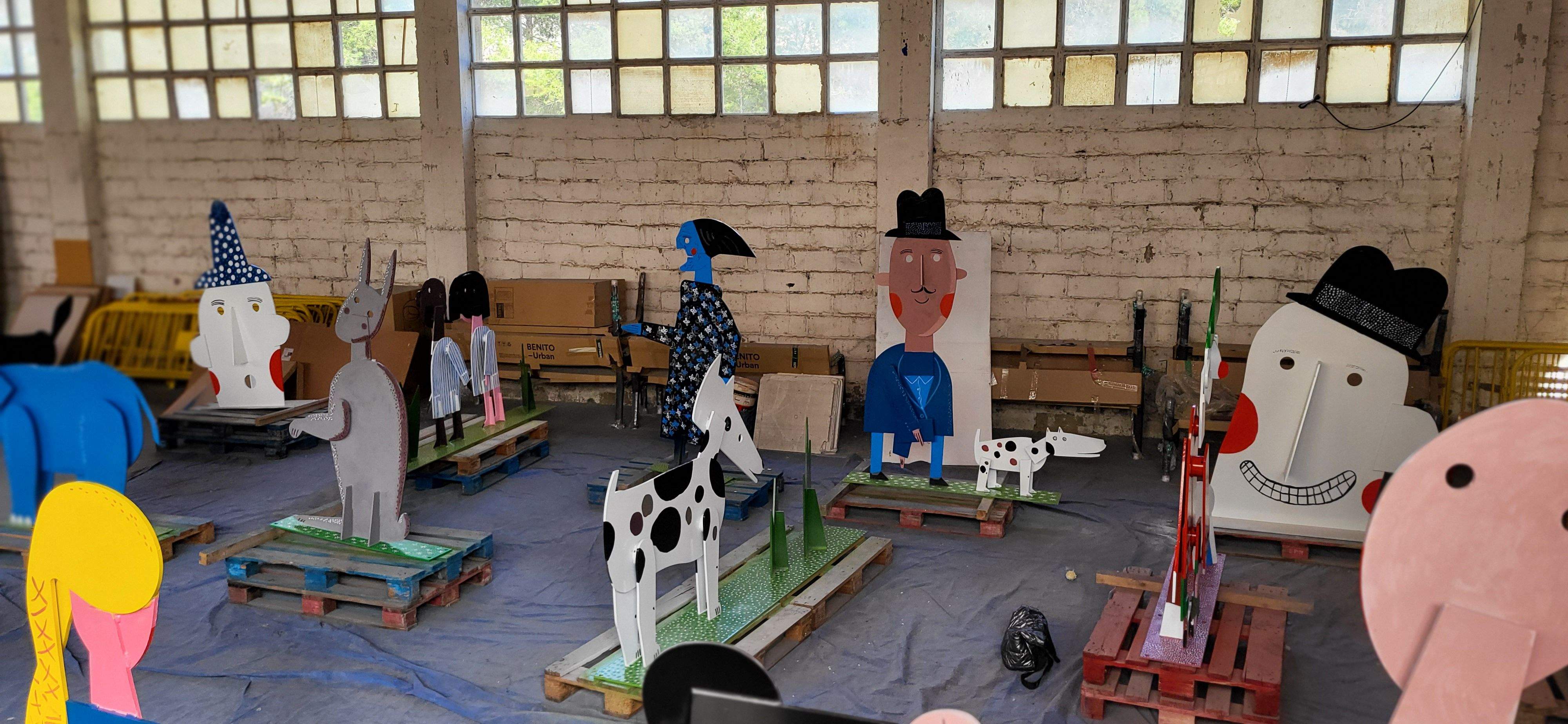  Figuras del Bosque Ilustrado de Antonio Santos. Foto: Mercedes Manterola