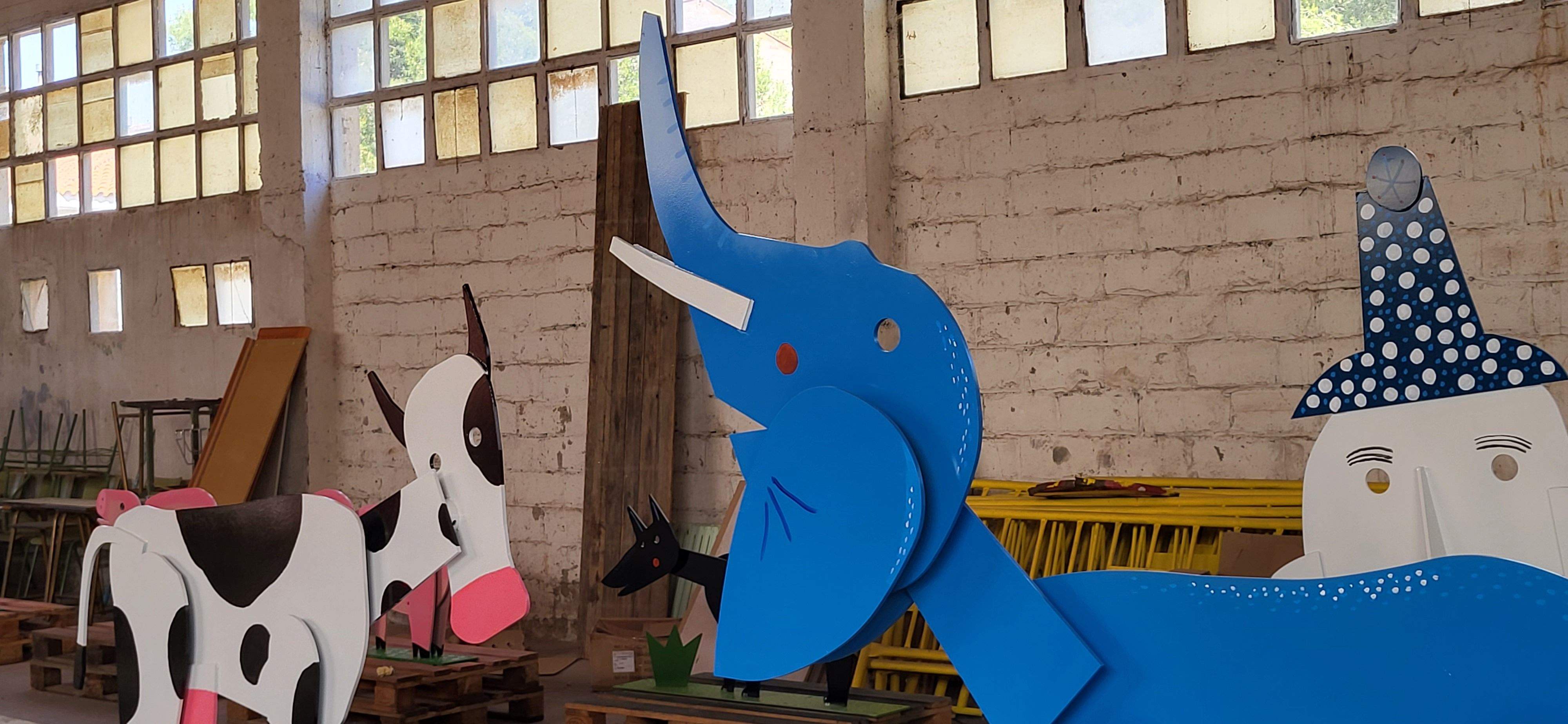  Figuras del Bosque Ilustrado de Antonio Santos. Foto: Mercedes Manterola