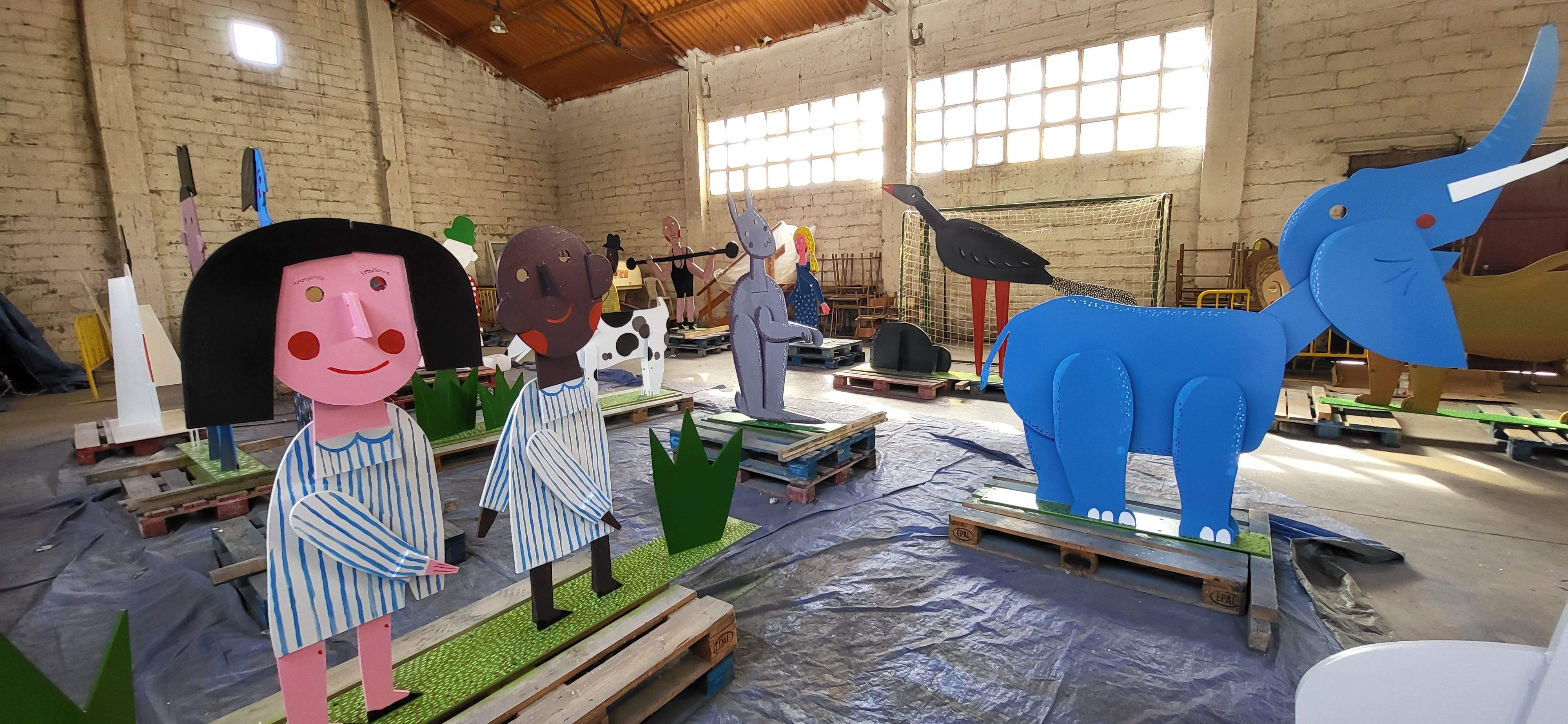  Figuras del Bosque Ilustrado de Antonio Santos. Foto: Mercedes Manterola