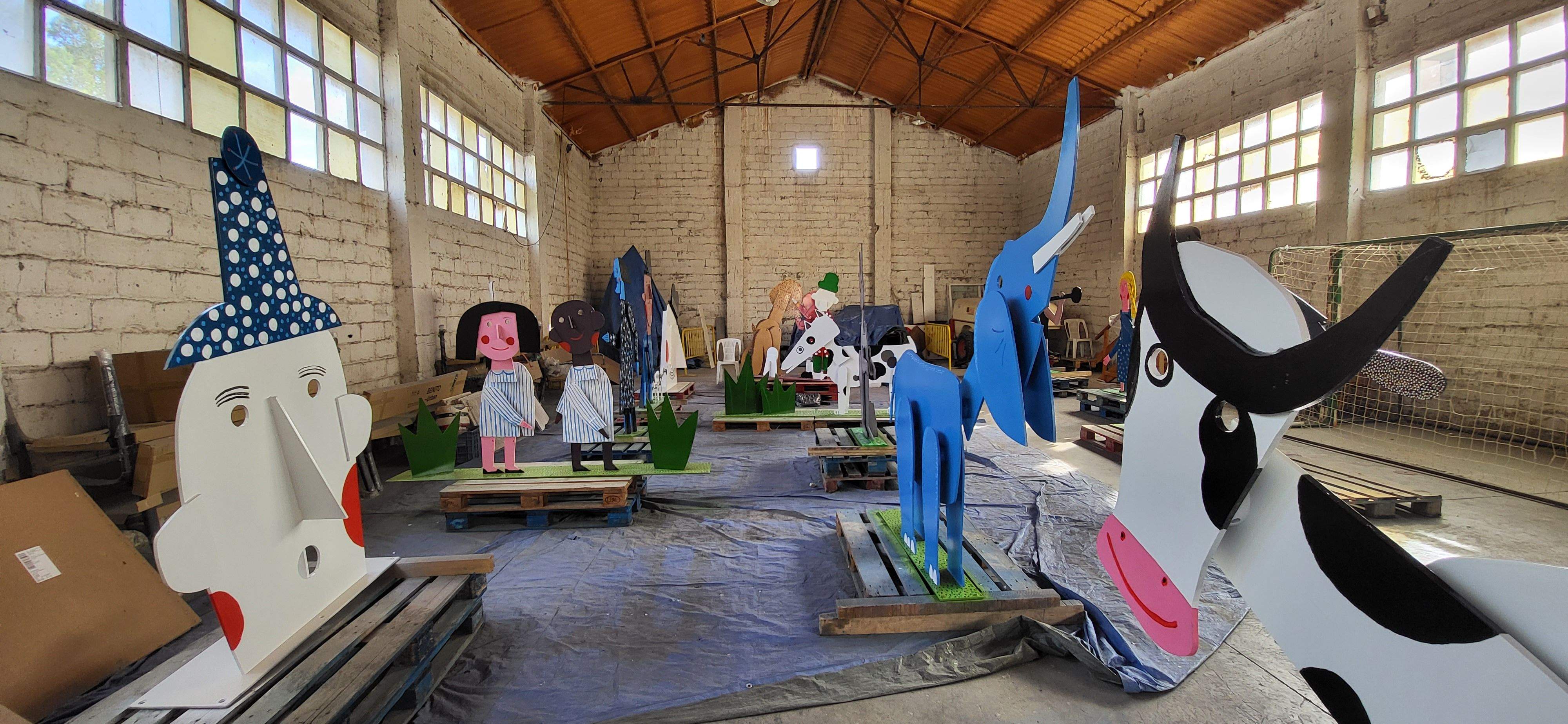  Figuras del Bosque Ilustrado de Antonio Santos. Foto: Mercedes Manterola