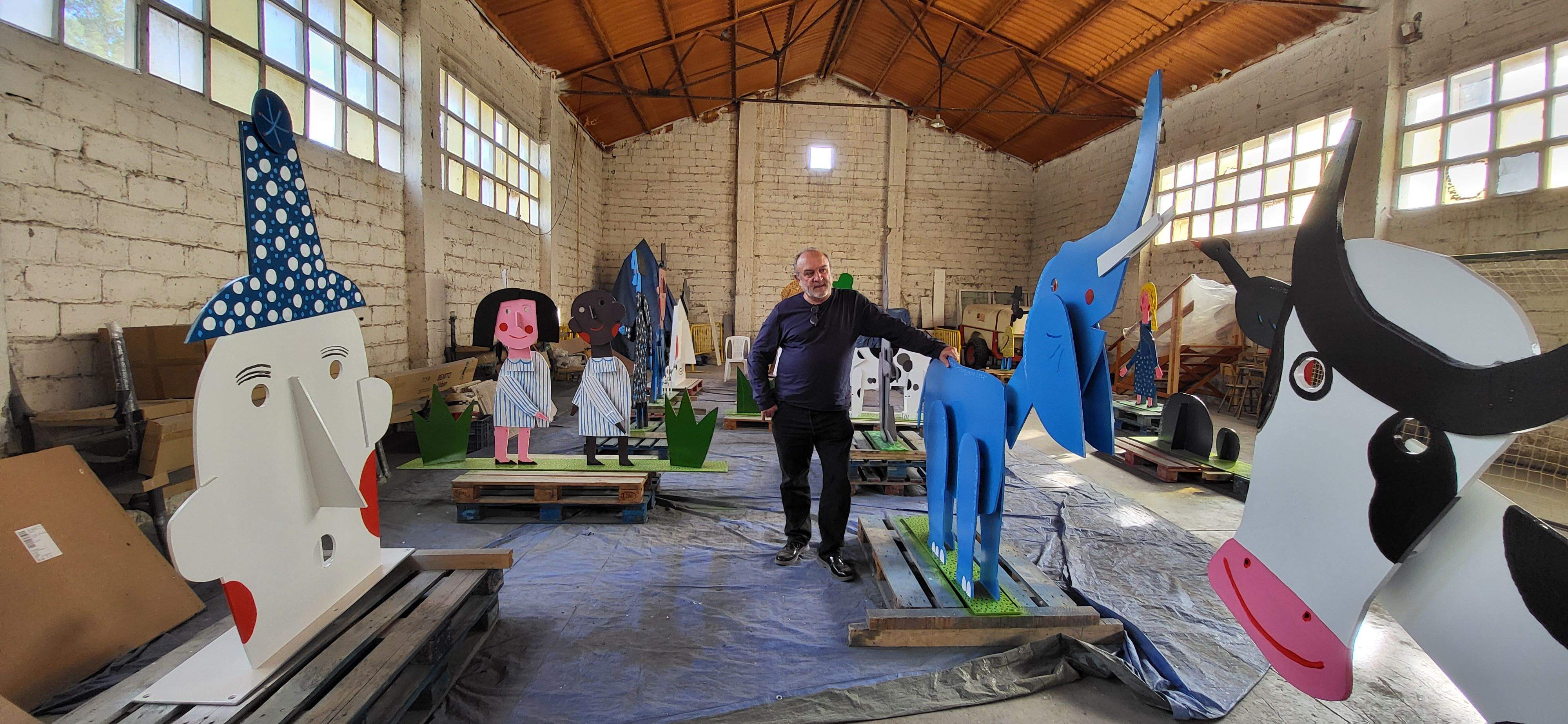  Figuras del Bosque Ilustrado de Antonio Santos. Foto: Mercedes Manterola