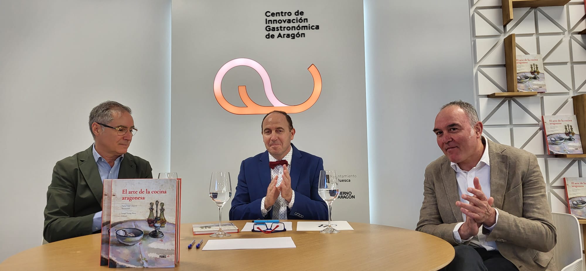 Ismael Ferrer ha presentado "El arte de la cocina aragonesa"