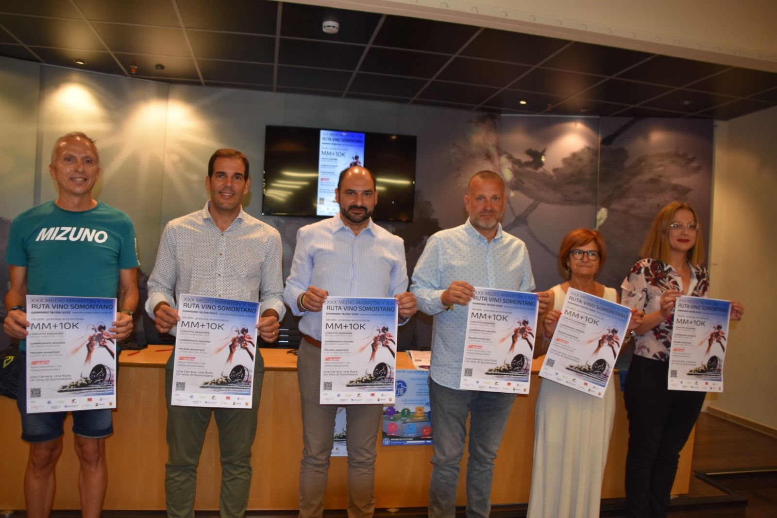 Presentación del Medio Maratón Ruta Vino Somontano 2022.