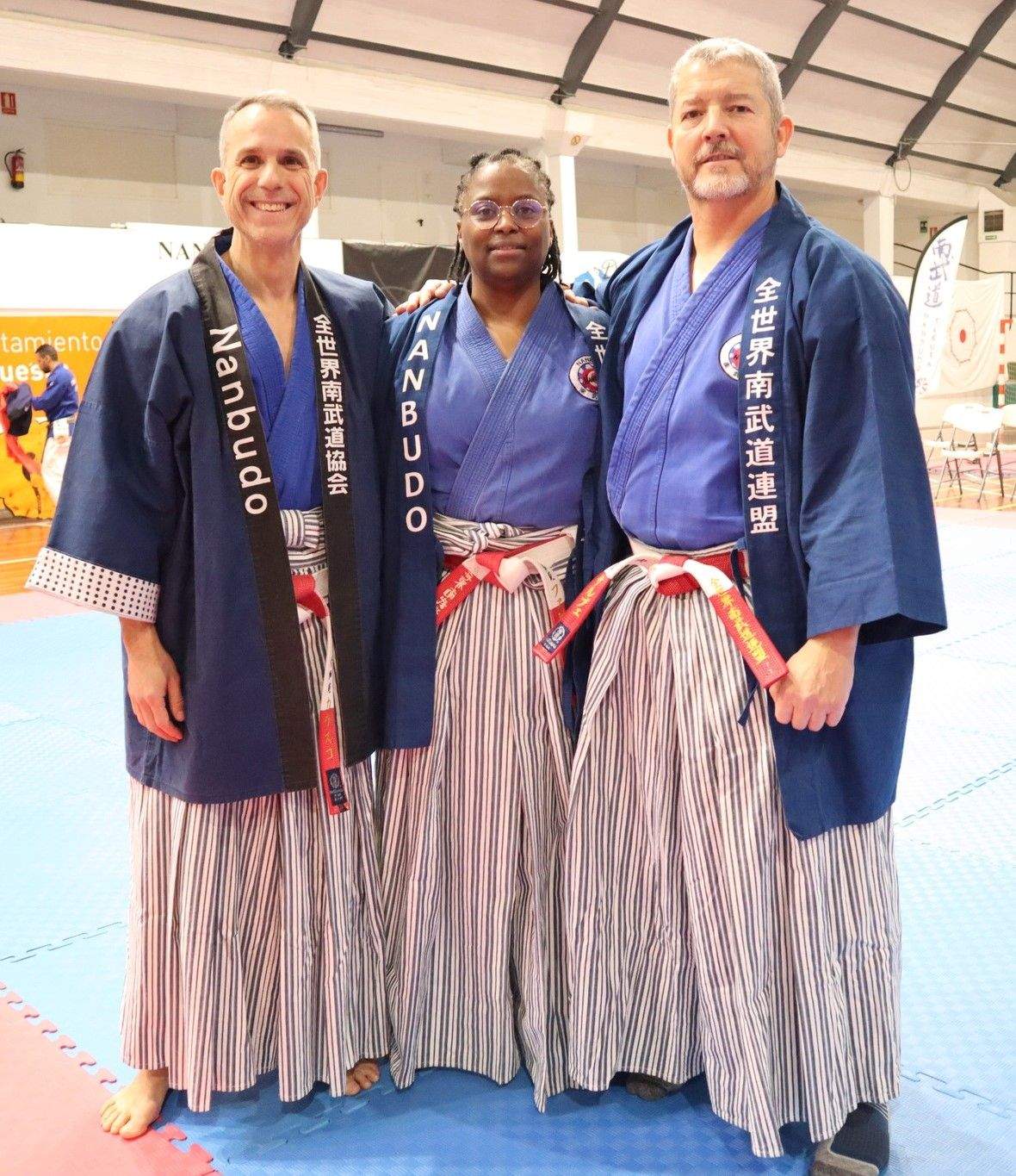 Mariano Carrasco, a la izquierda, sigue con su excelente labor de proyección del Nanbudo a nivel internacional.