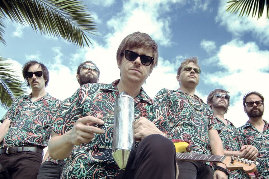 'Los Mejillones Tigre' en concierto en Huesca.