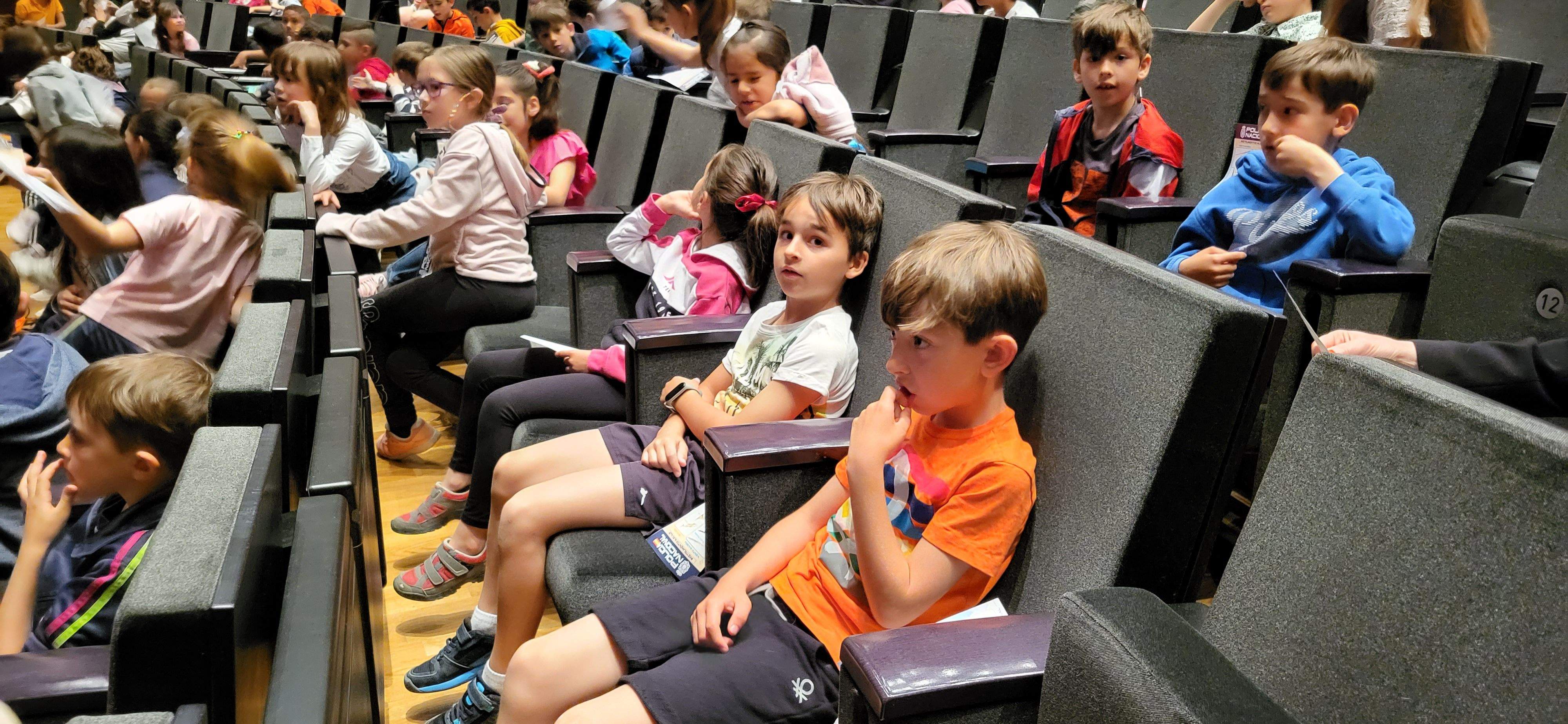 Concierto didáctico de la Banda Sinfónica de la Policía Nacional. Foto Myriam Martínez