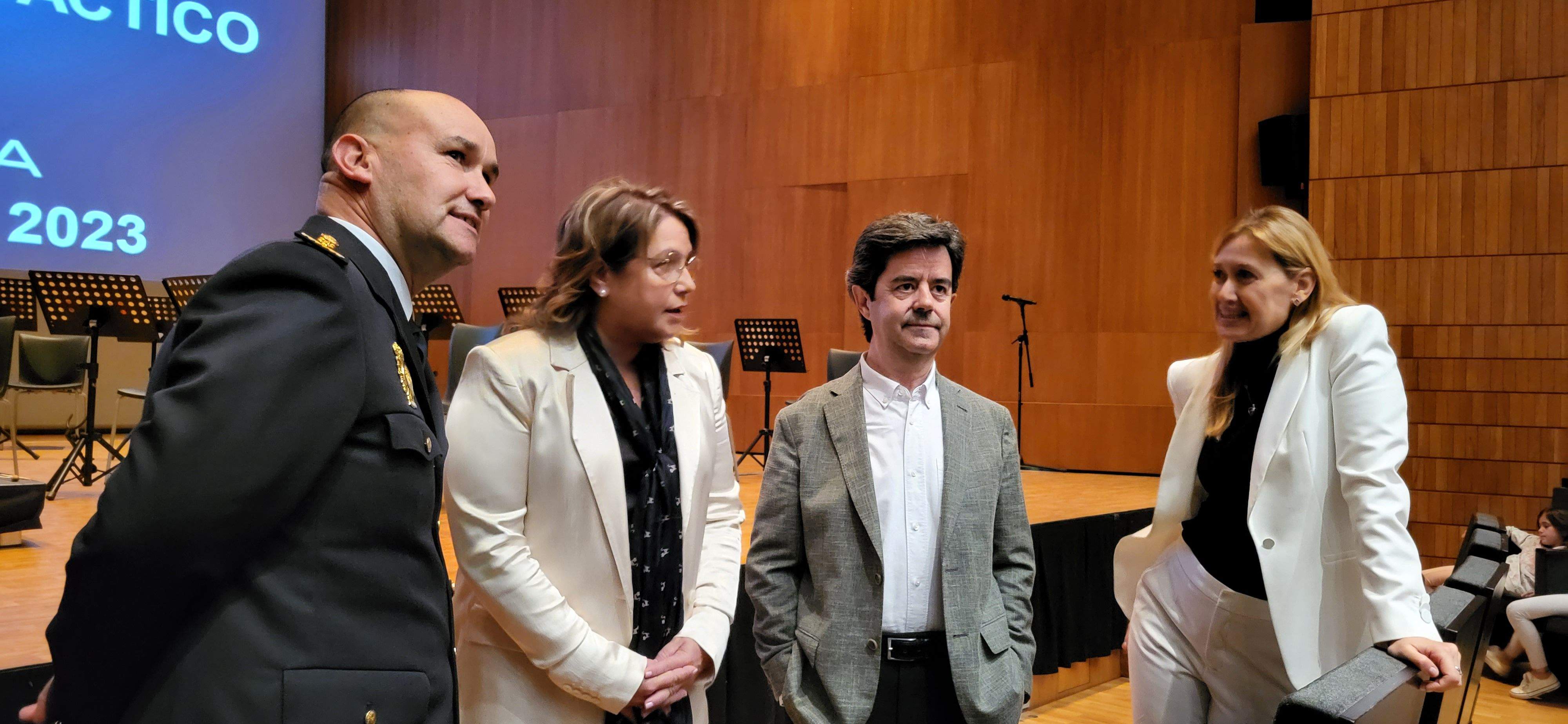 Concierto didáctico de la Banda Sinfónica de la Policía Nacional. Foto Myriam Martínez