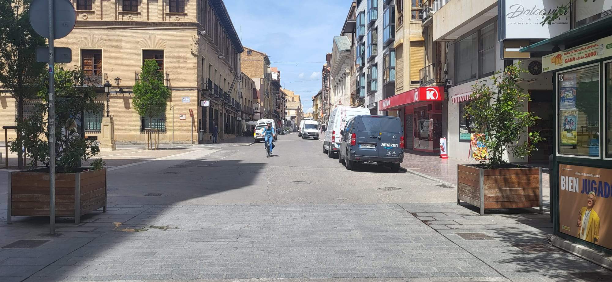 Coso Alto de Huesca. Los dos robos se produjeron en el centro de la ciudad.